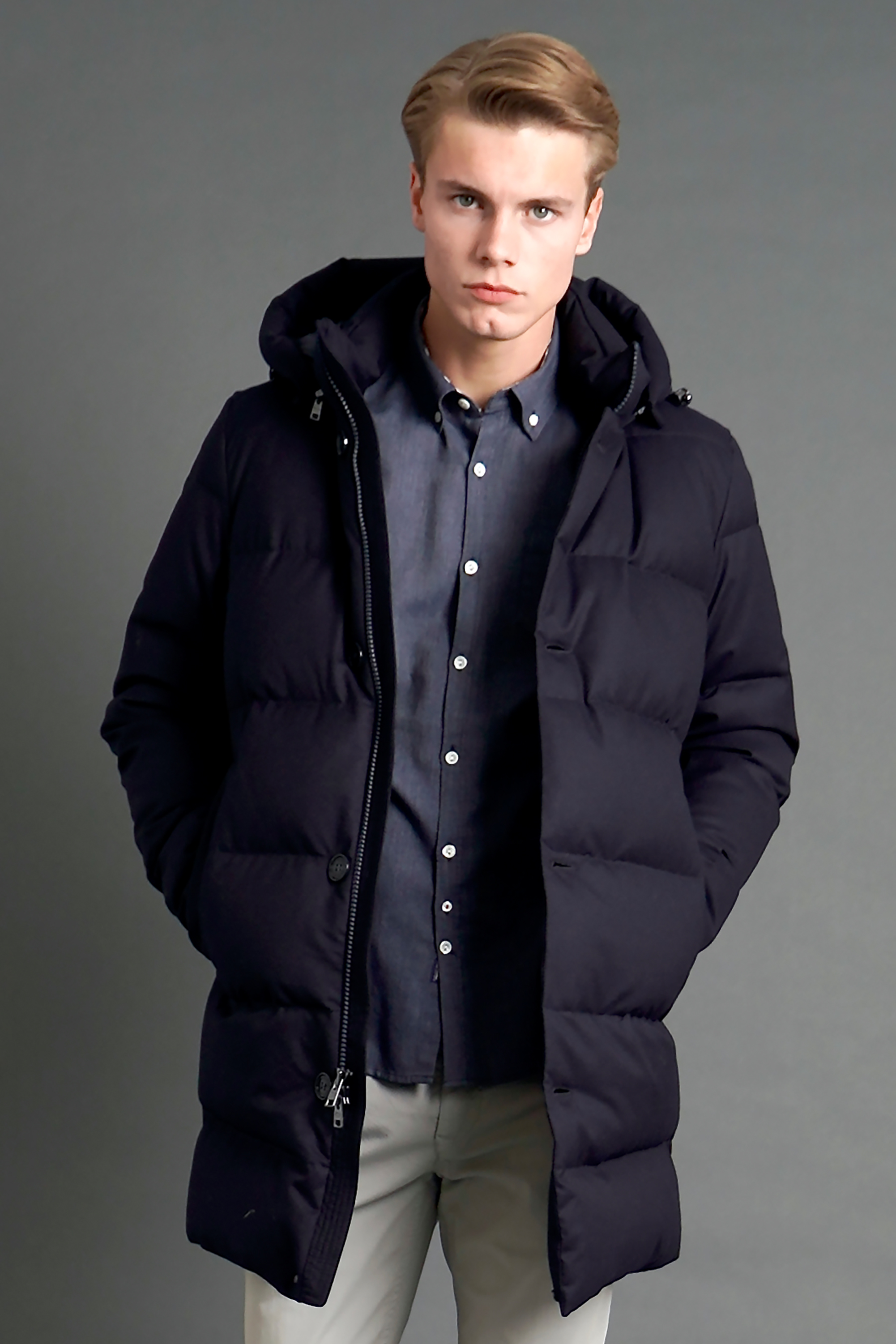 WOOLRICH Luxe Wool Down Parka