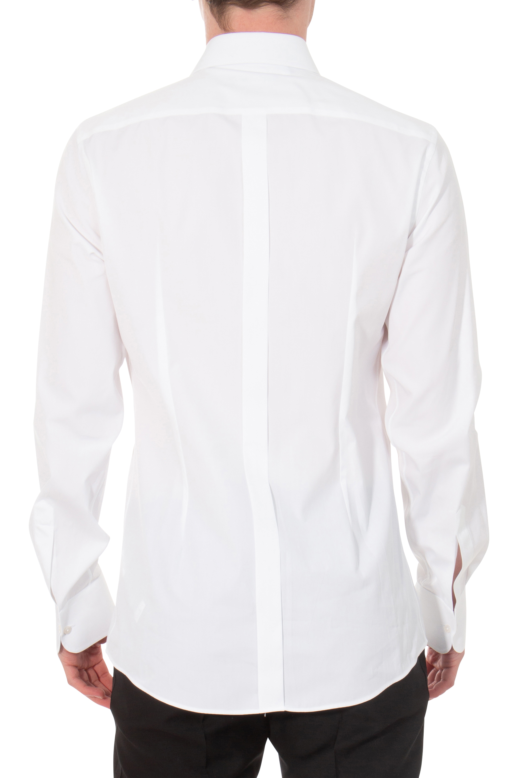 DOLCE & GABBANA Cotton Poplin Tuxedo Shirt