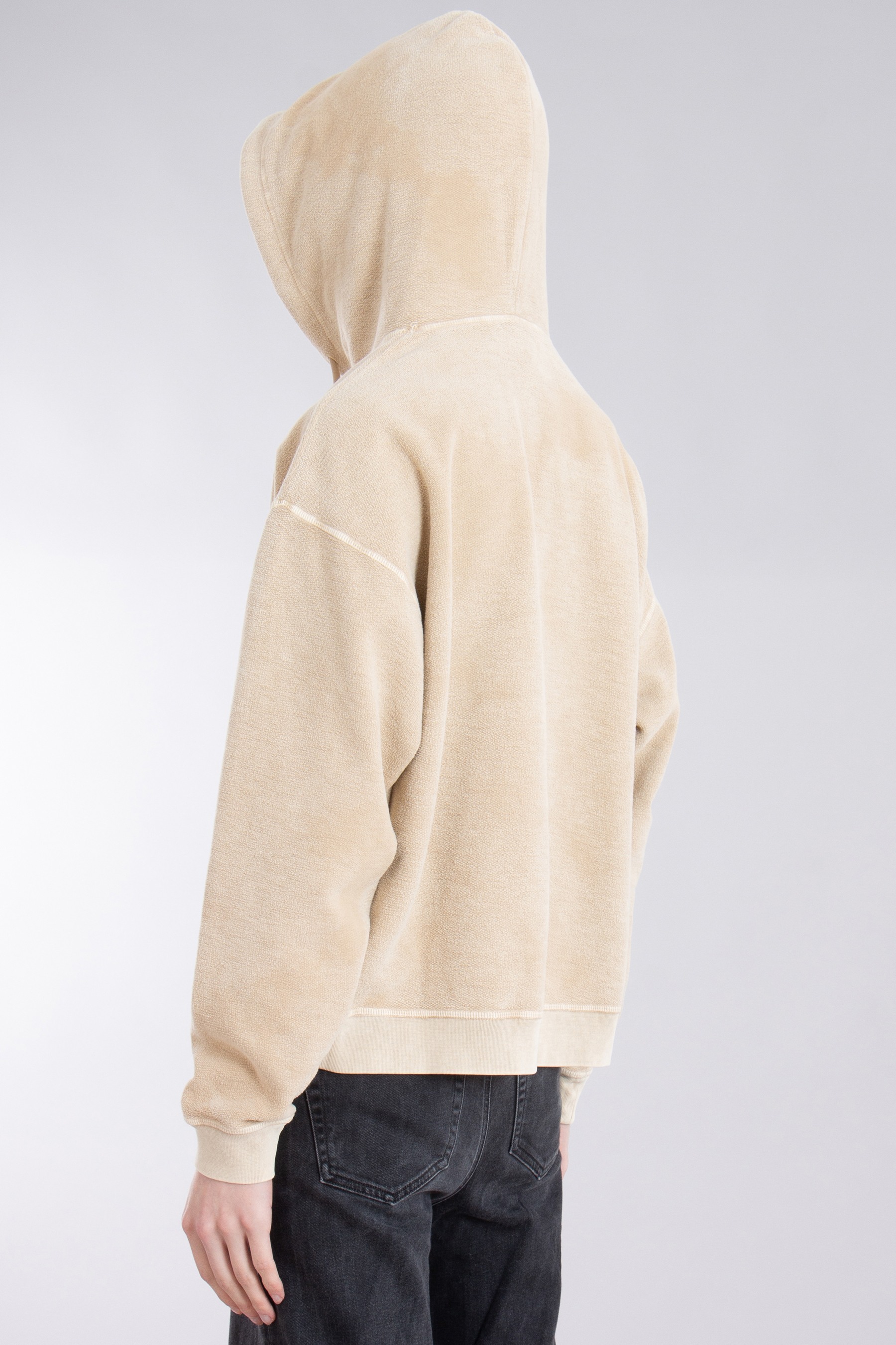 DSQUARED2 Used Wash Relax Fit Cotton Hoodie