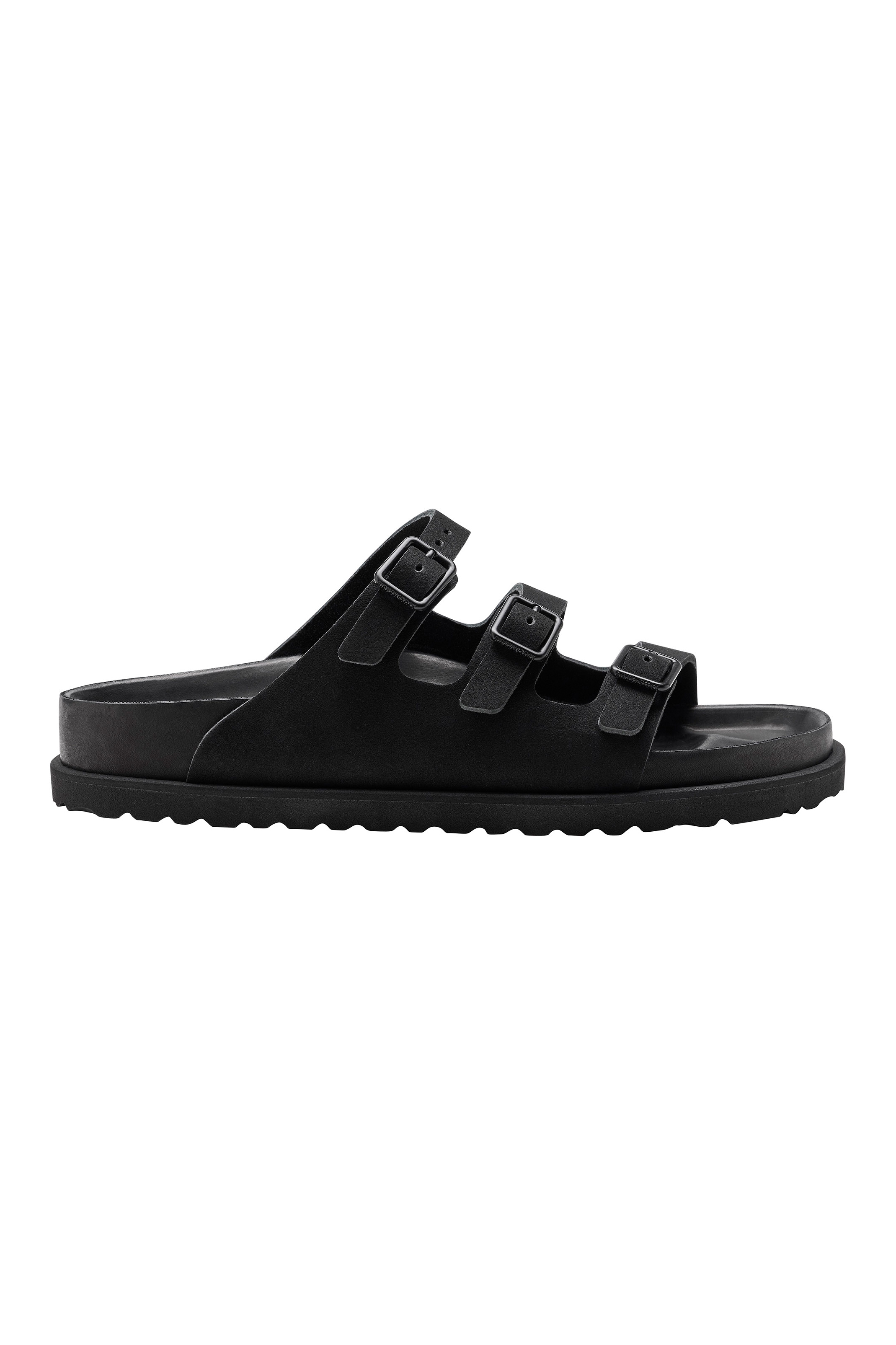 Birkenstock black leather sandals online