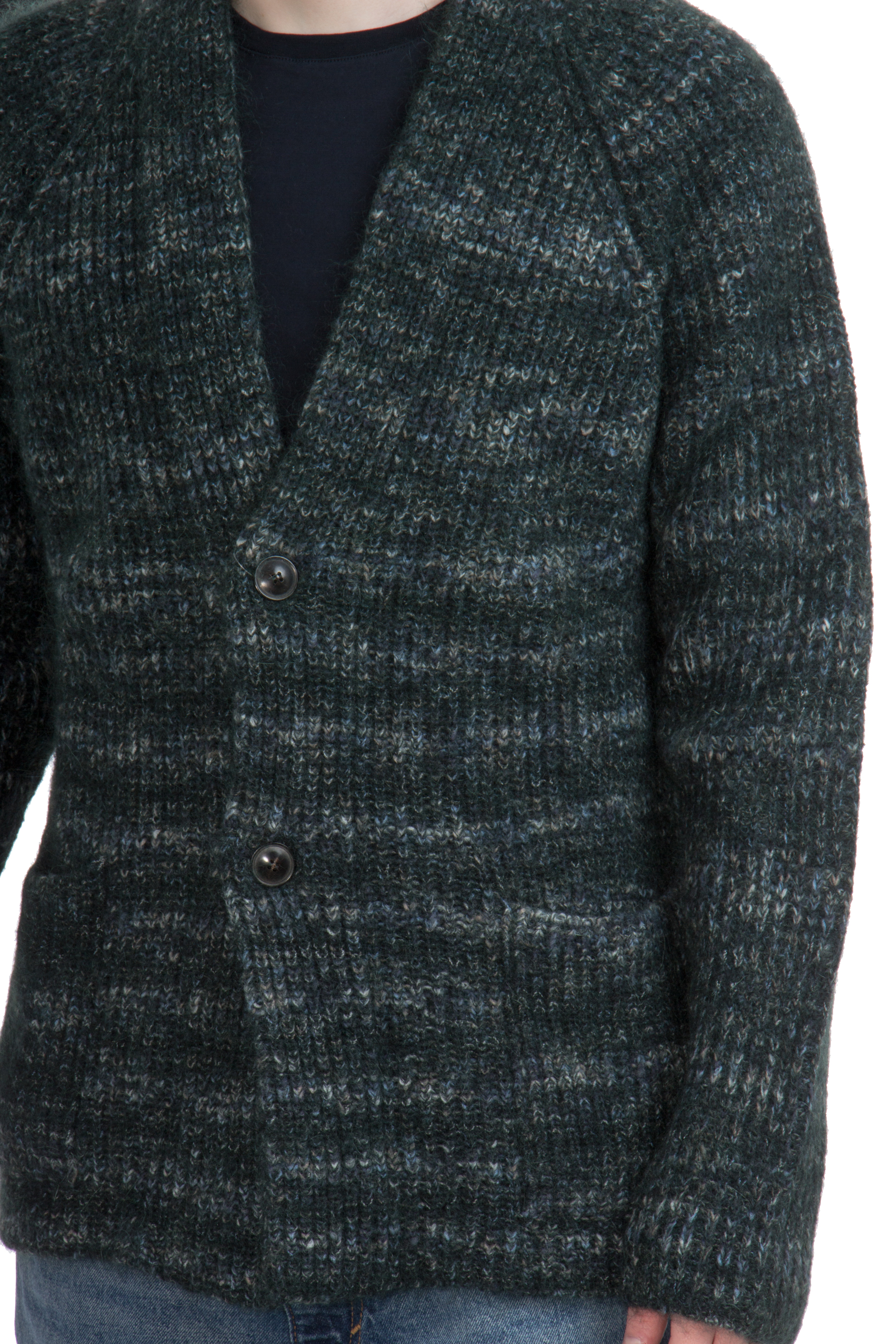 ROBERTO COLLINA Mohair Blend Cardigan