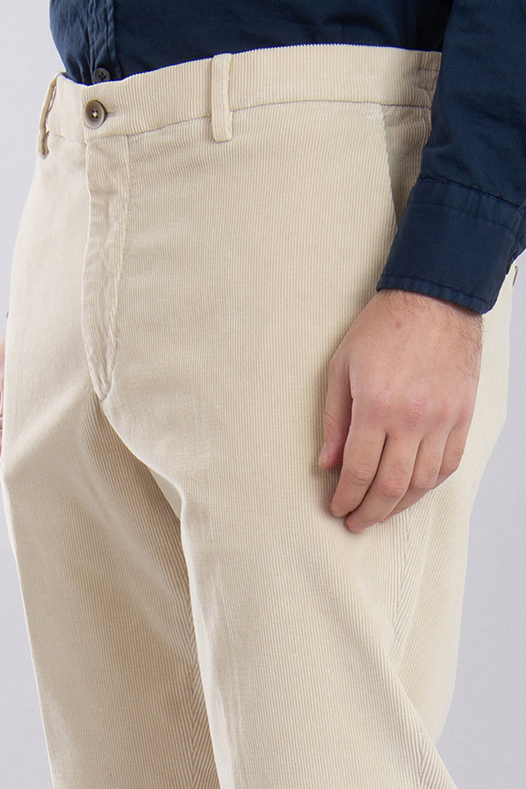 GTA Cotton-Modal-Stretch Corduroy Pants Davide