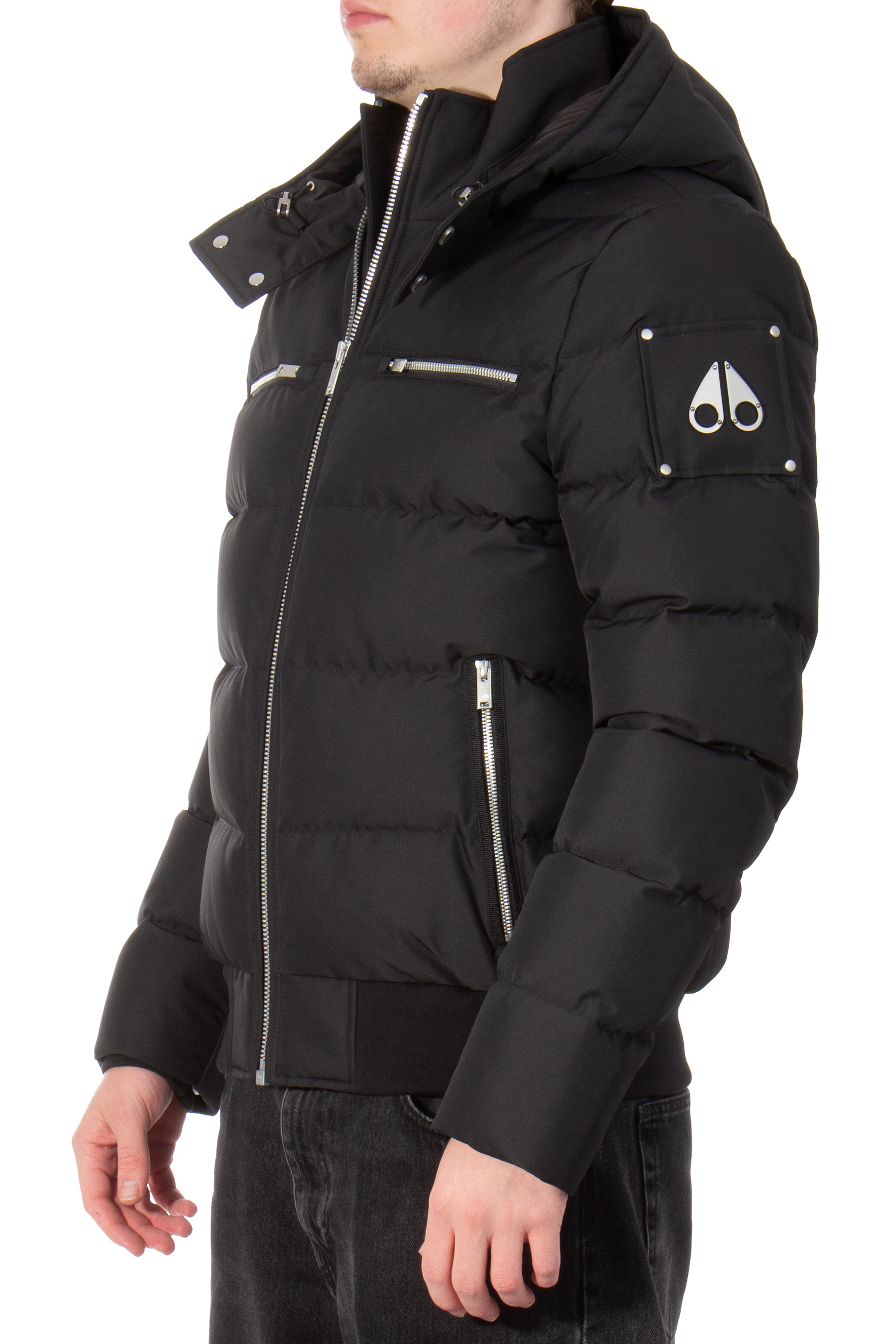 MOOSE KNUCKLES Quilted Down Jacket Cloud