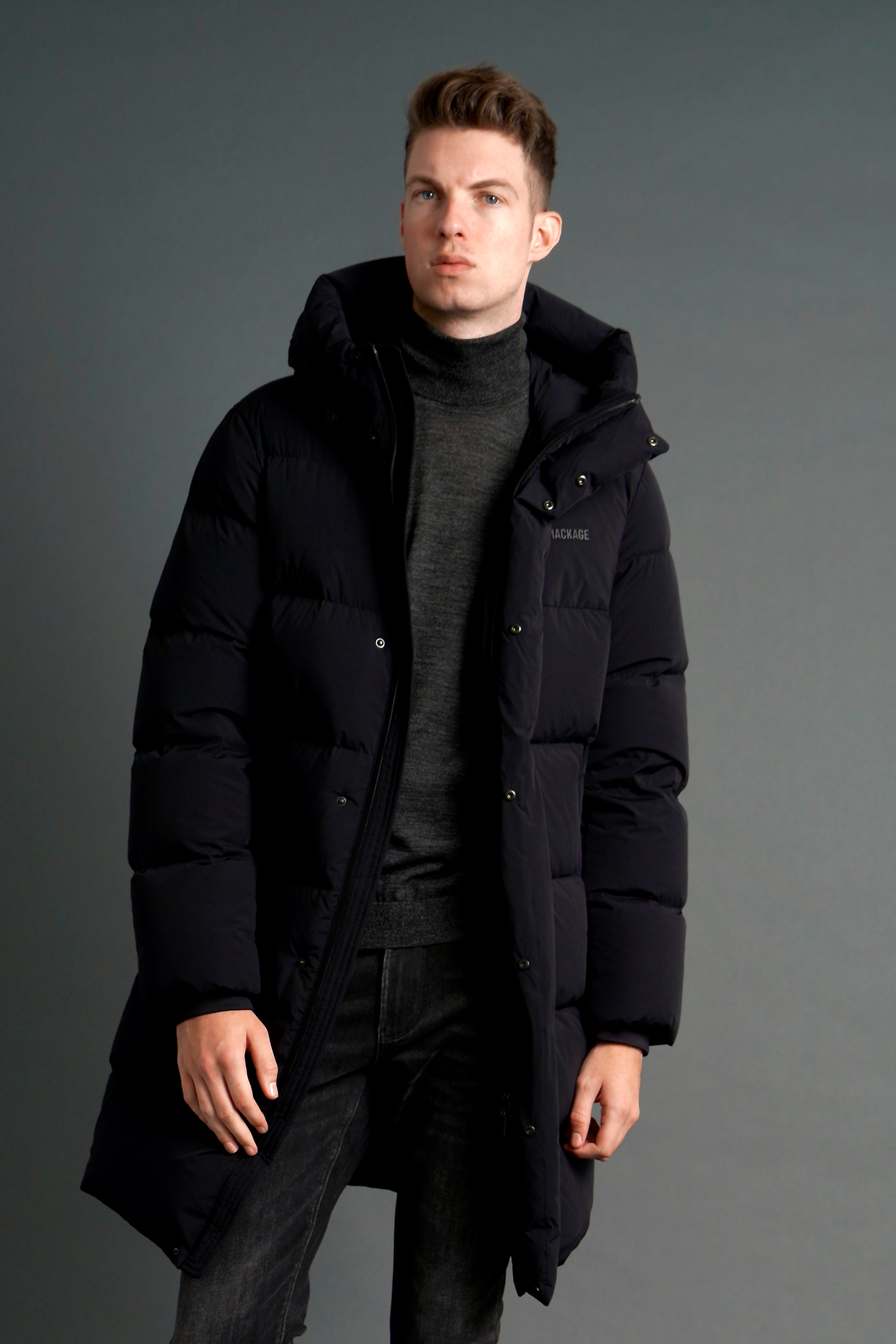 MACKAGE Recycled Nylon Stretch Down Parka Antoine City