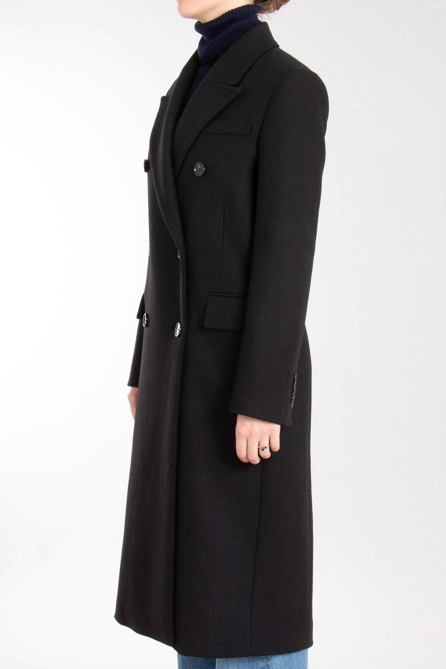 BOSS Recycled Wool Blend Coat Callaf