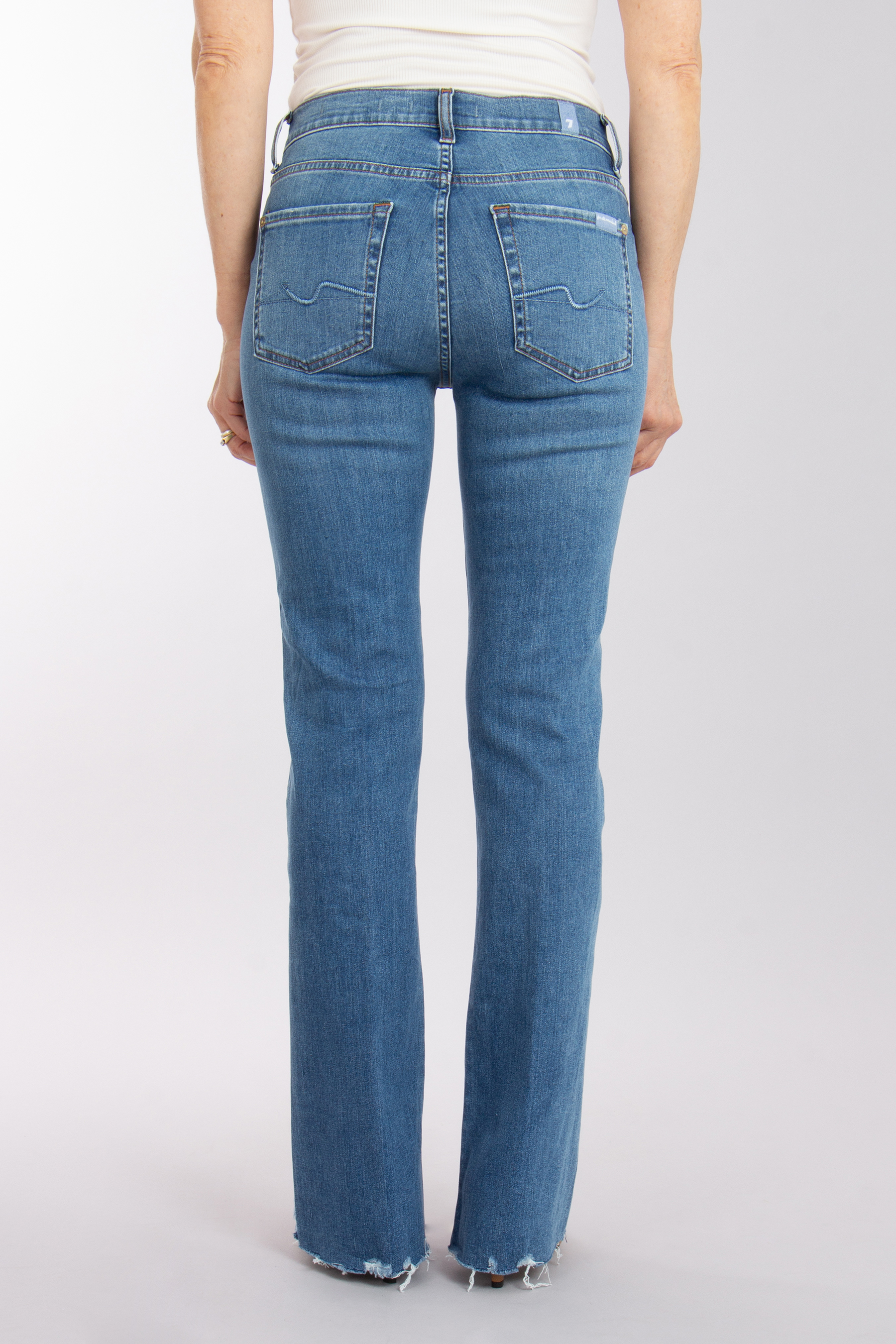 7 FOR ALL MANKIND Heritage Denim Jeans Bootcut Tailorless