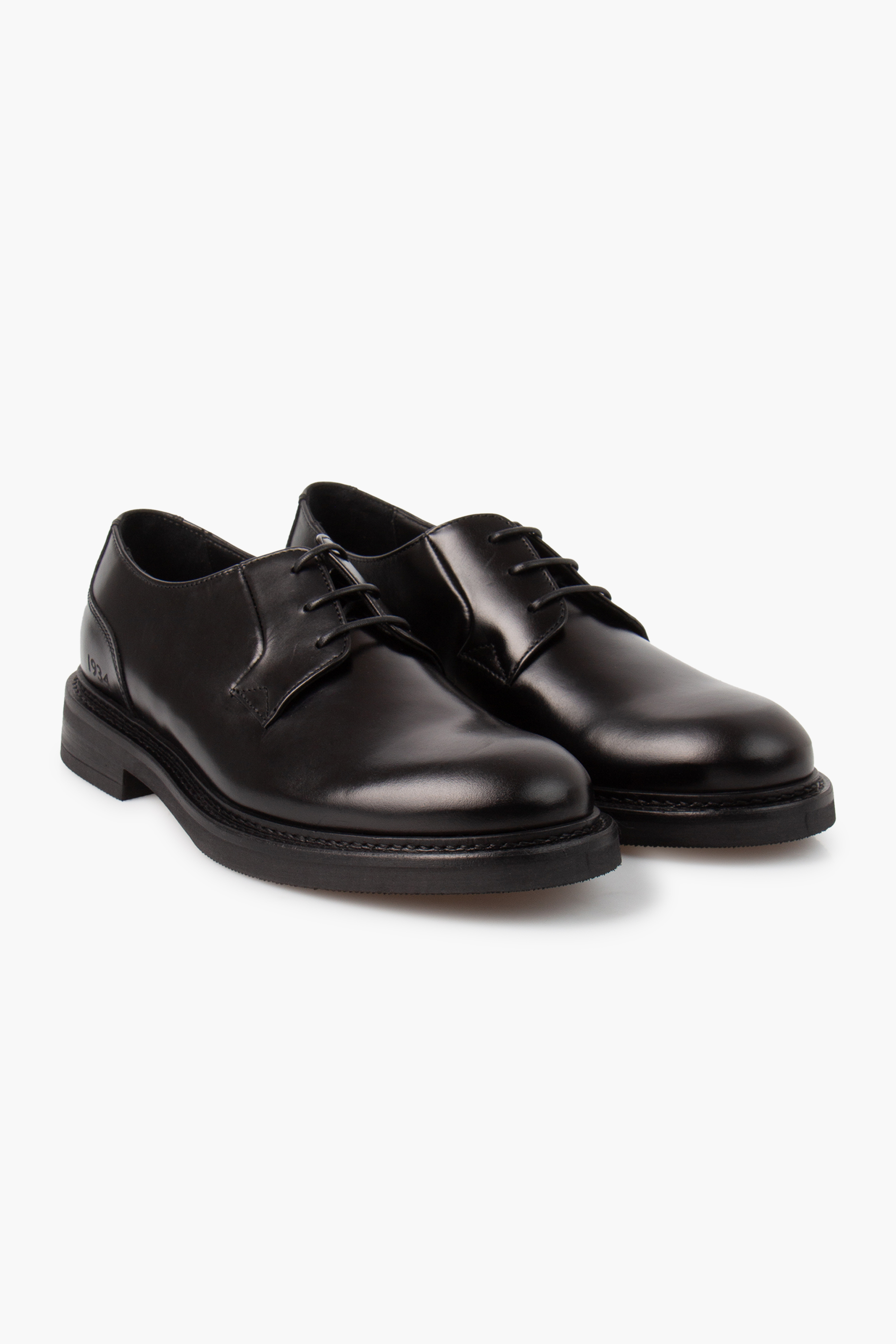 CANALI Smooth Calfskin Derby Shoes