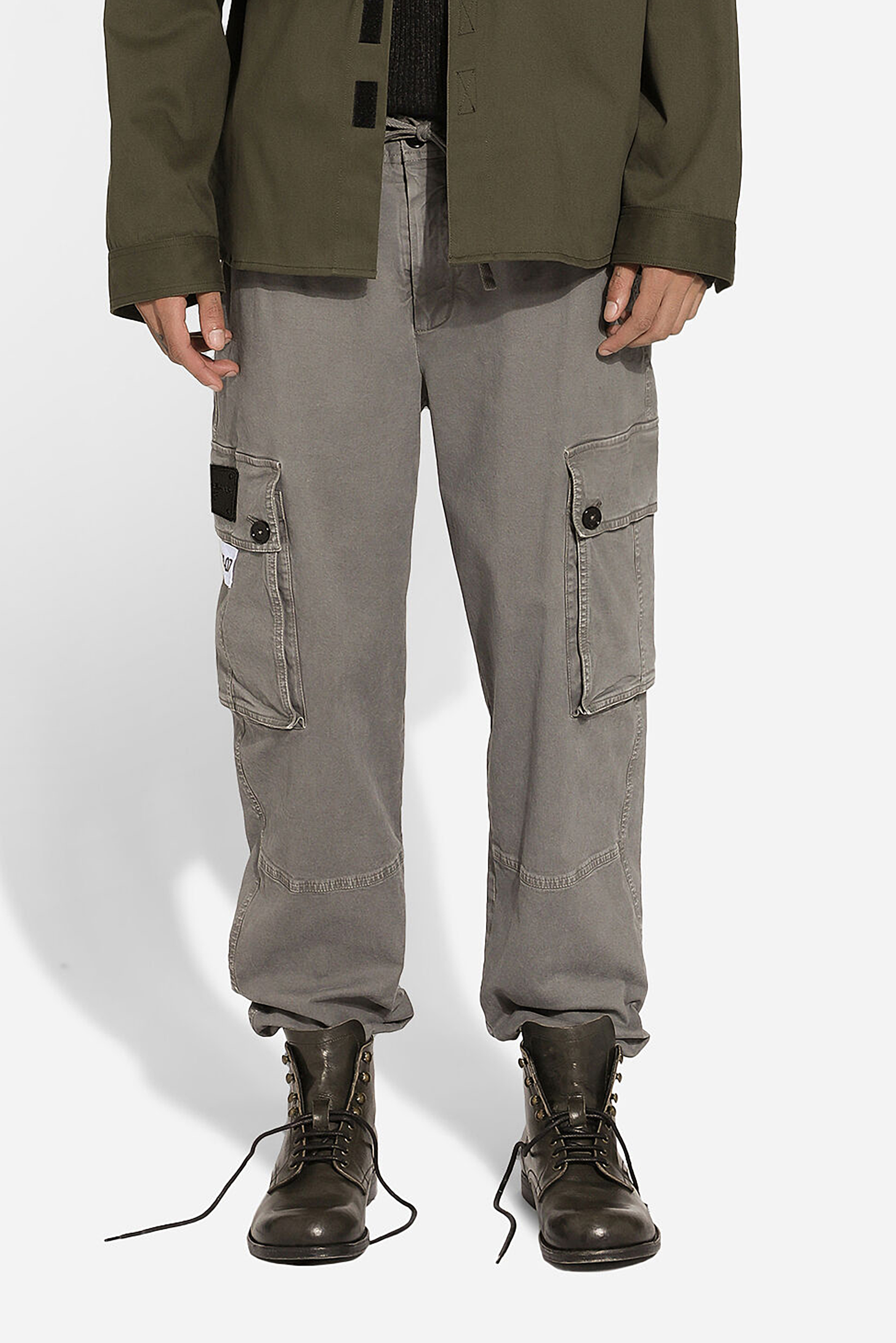 DOLCE & GABBANA Cotton Stretch Cargo Pants