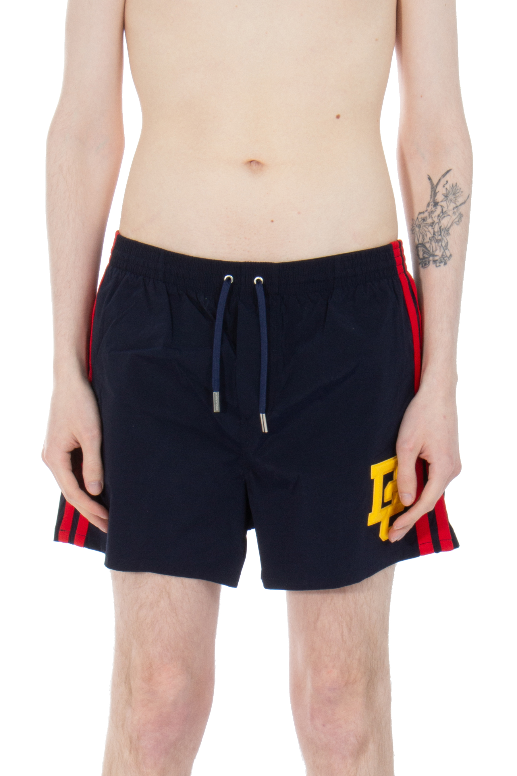 DSQUARED2 College Heritage Boxer Midi Swim Shorts