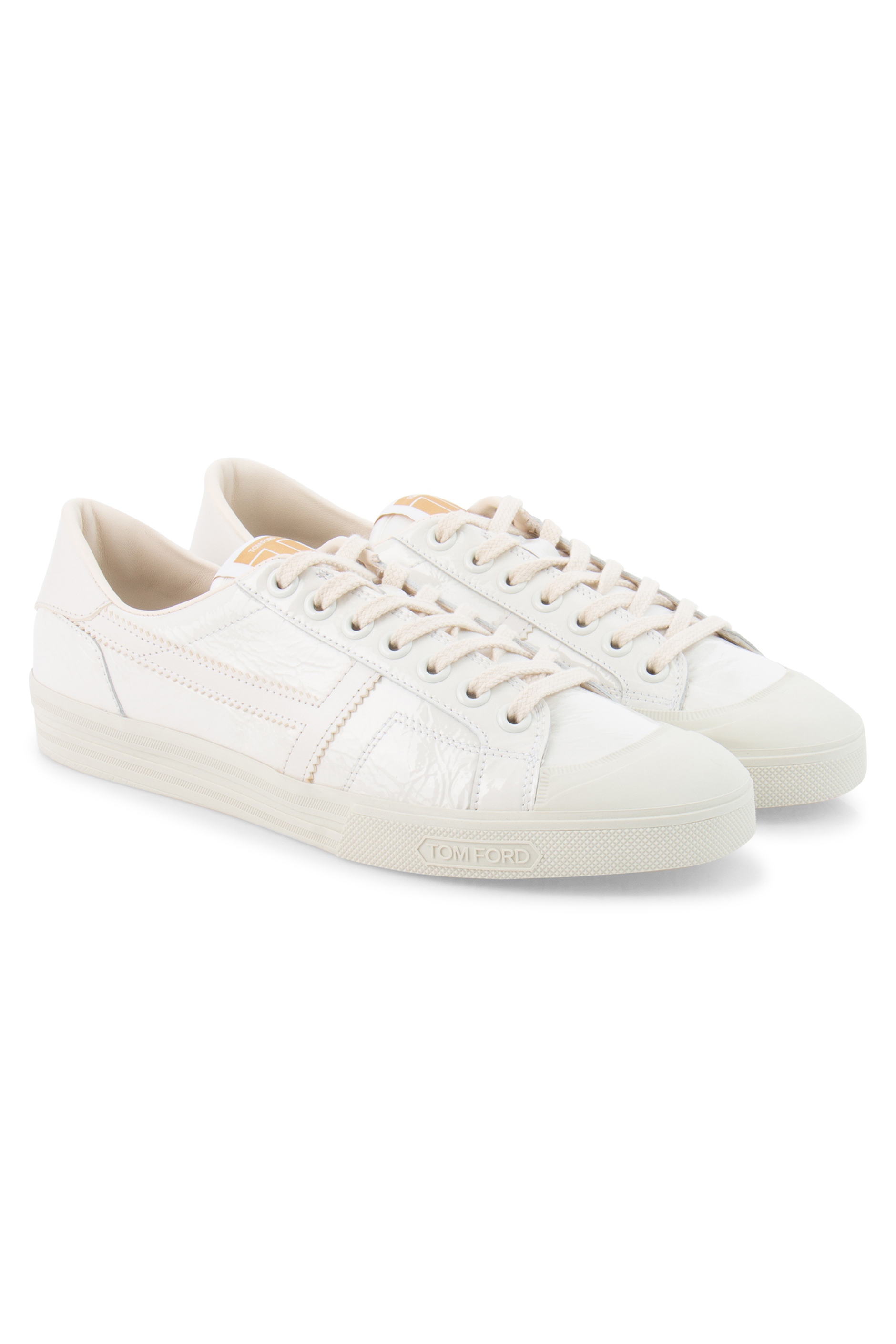 TOM FORD Textured Patent Leather Sneakers Jarvis