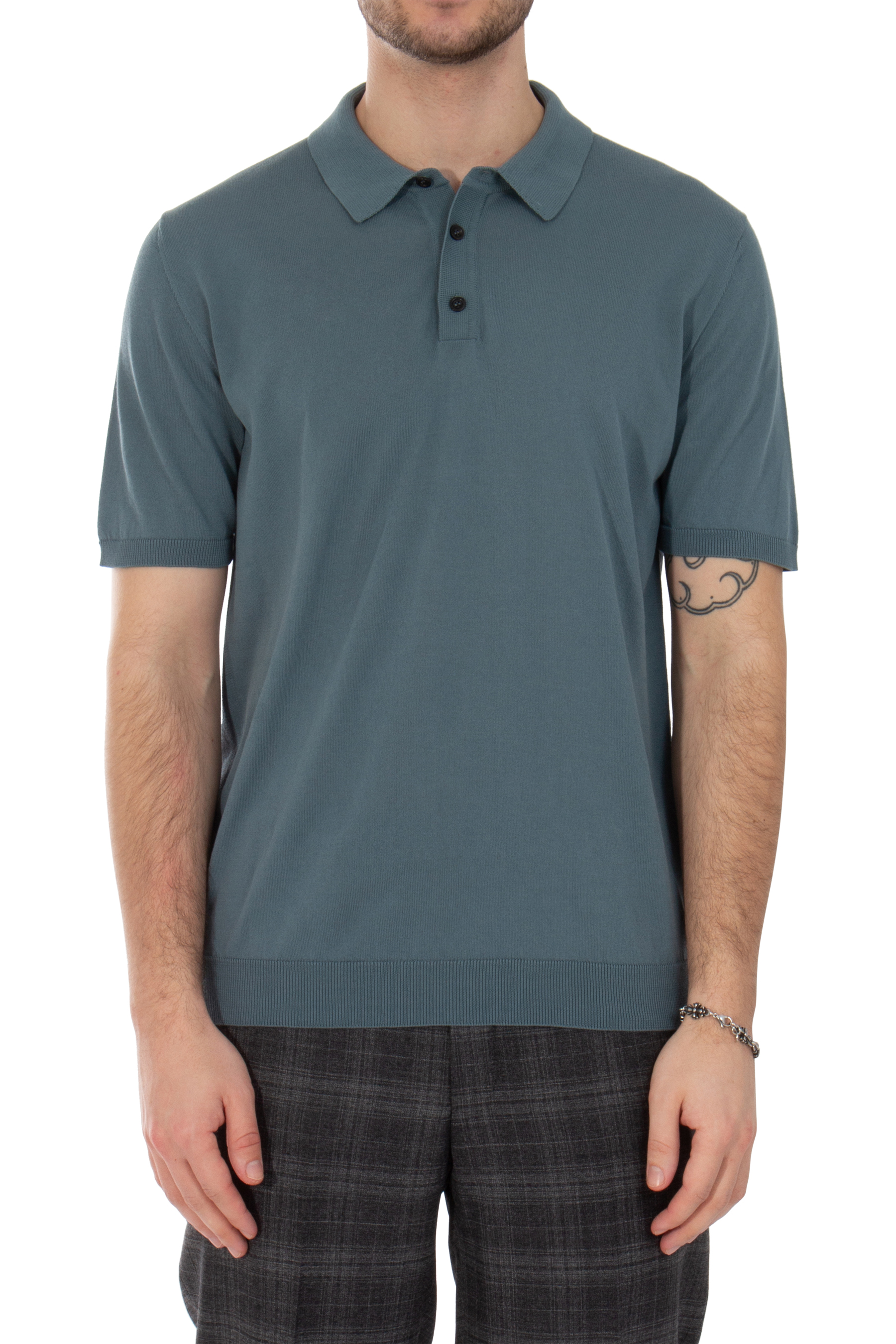 ROBERTO COLLINA Cotton Knit Polo