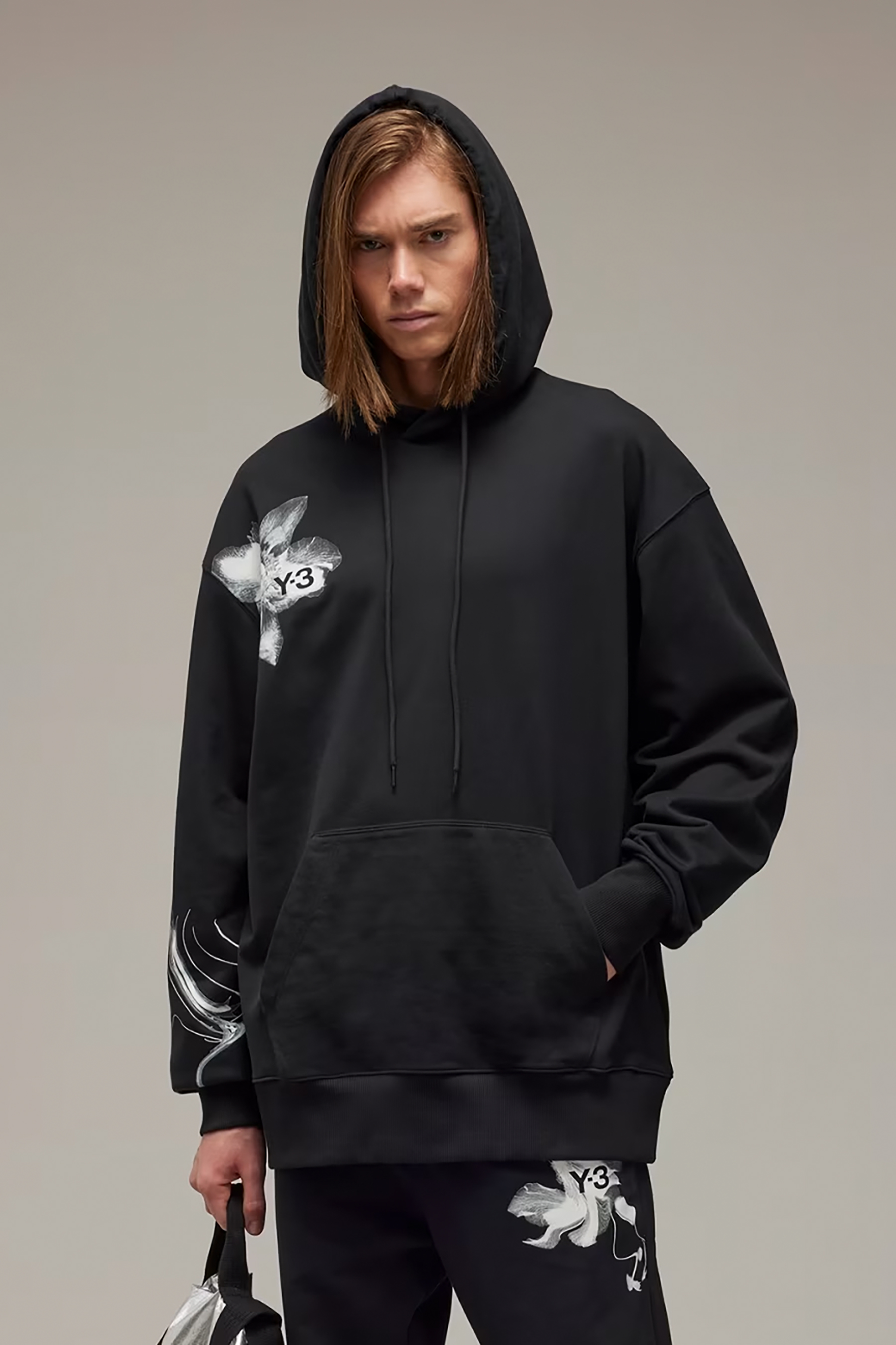 Y3 signature hoodie sale