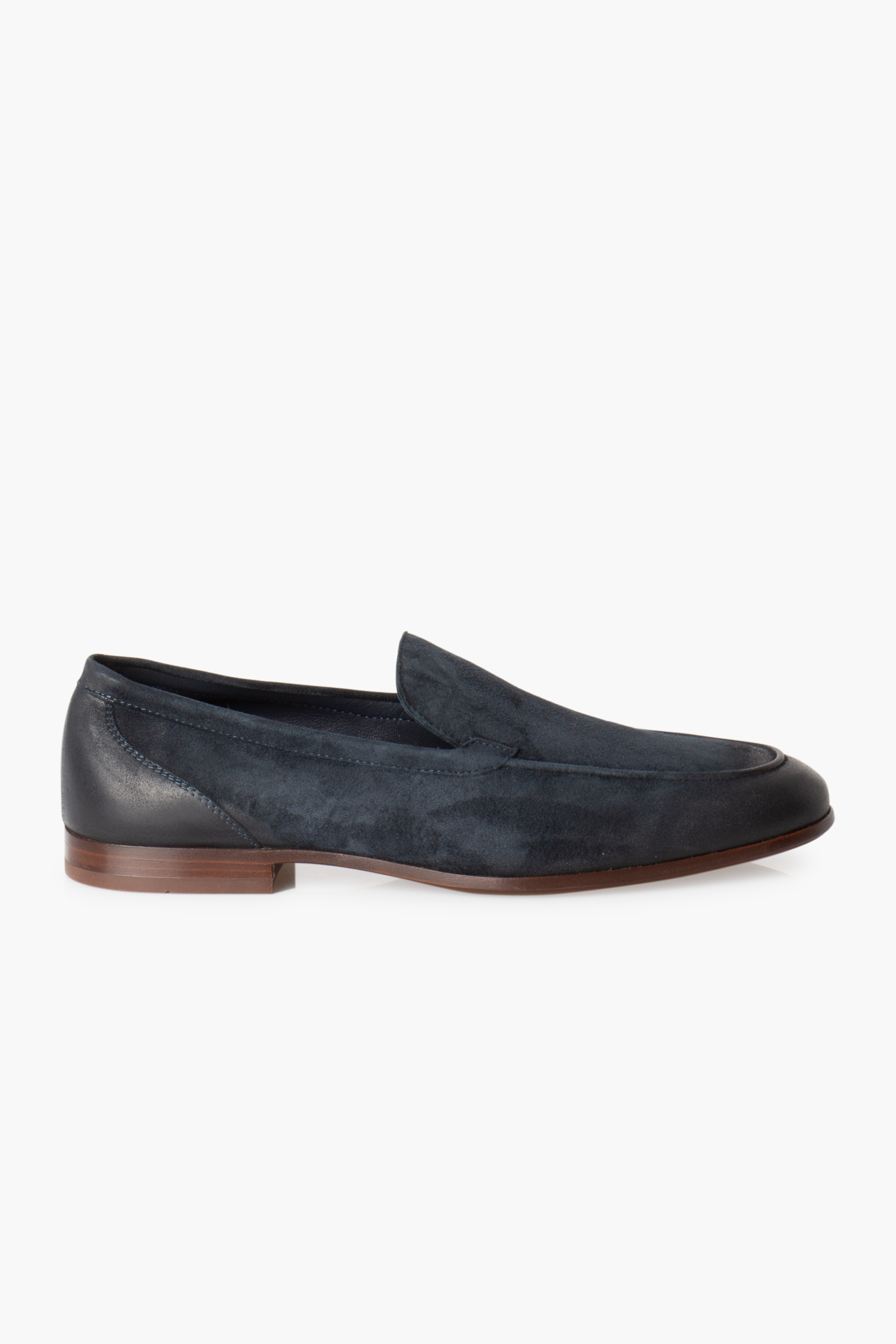 FABIANO RICCI Reverse Leather Loafers Flexi