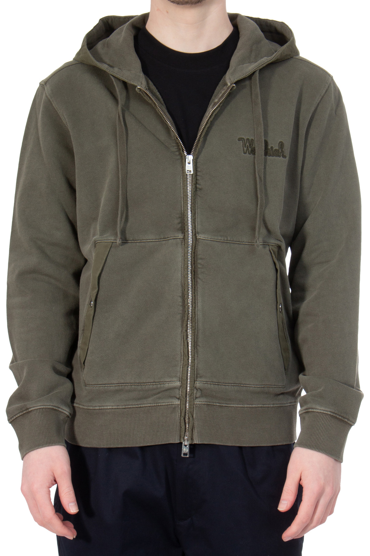 WOOLRICH Cotton Zip-Hoodie