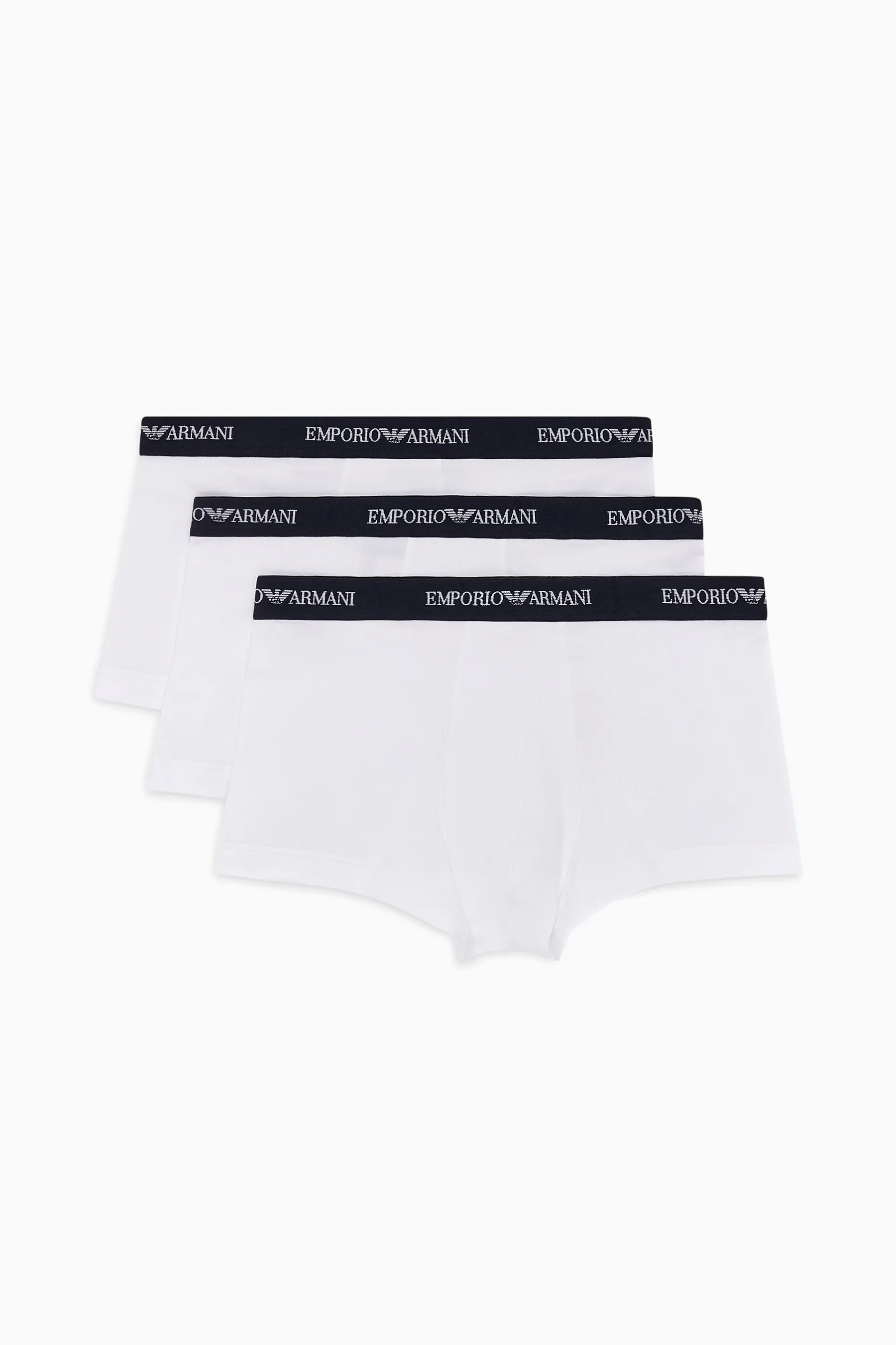 EMPORIO ARMANI 3-Pack Cotton Stretch Trunks