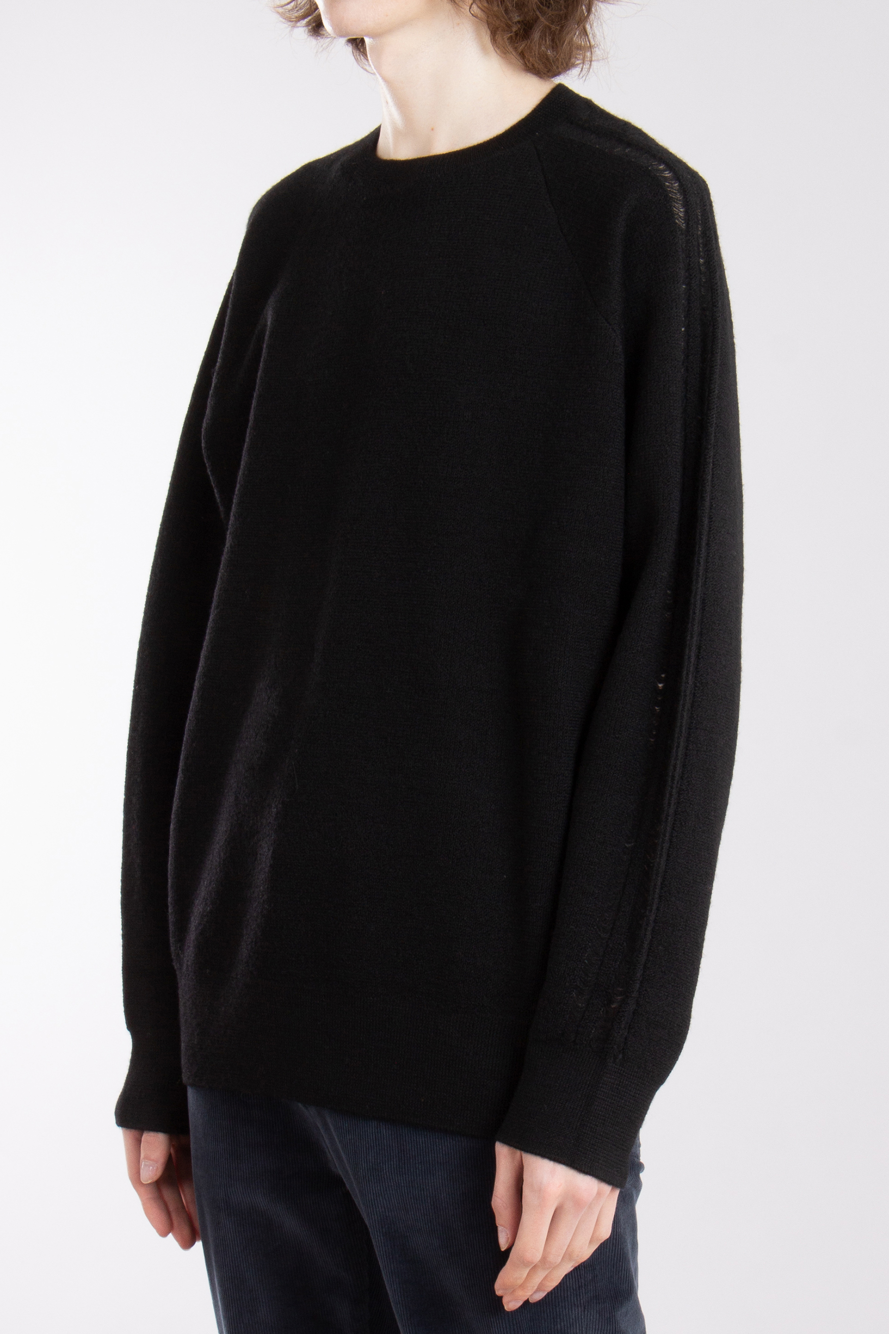 Y-3 3S Wool Knit Crew Neck Sweater