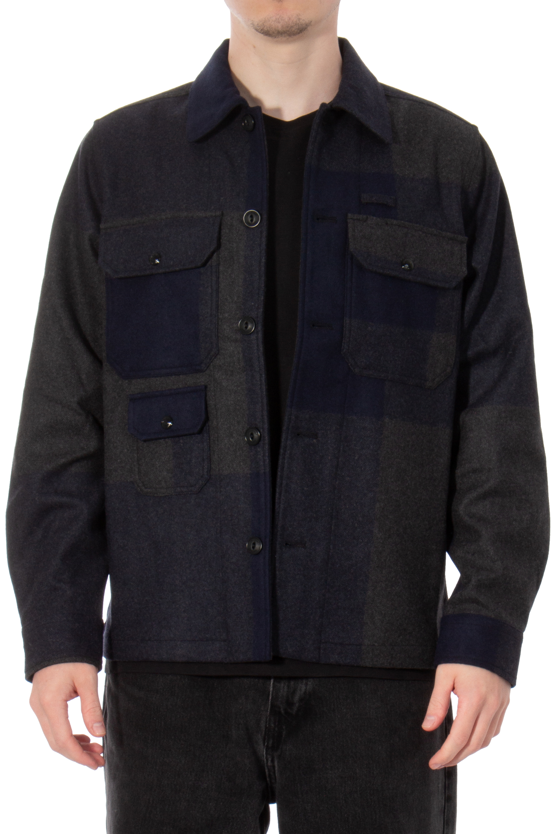 BELSTAFF Plaid Wool Overshirt Forge