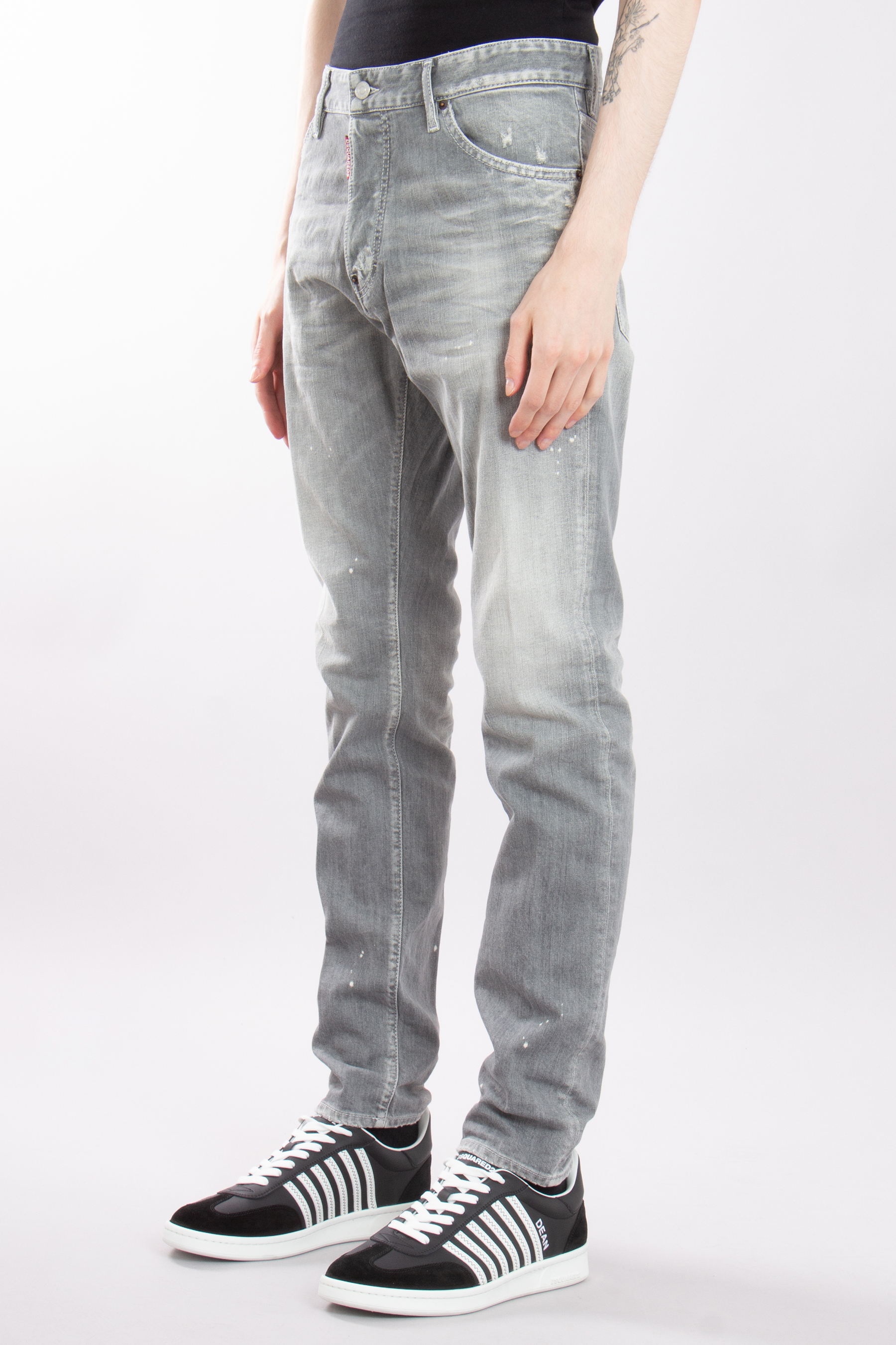 DSQUARED2 Cotton Stretch Denim Cool Guy Jeans