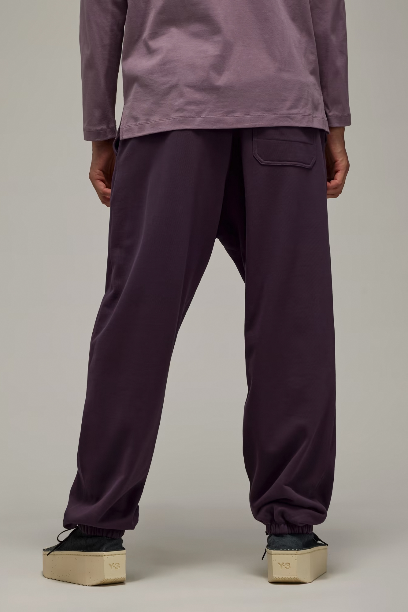 Y-3 Straight Organic Cotton Terry Cuff Pants