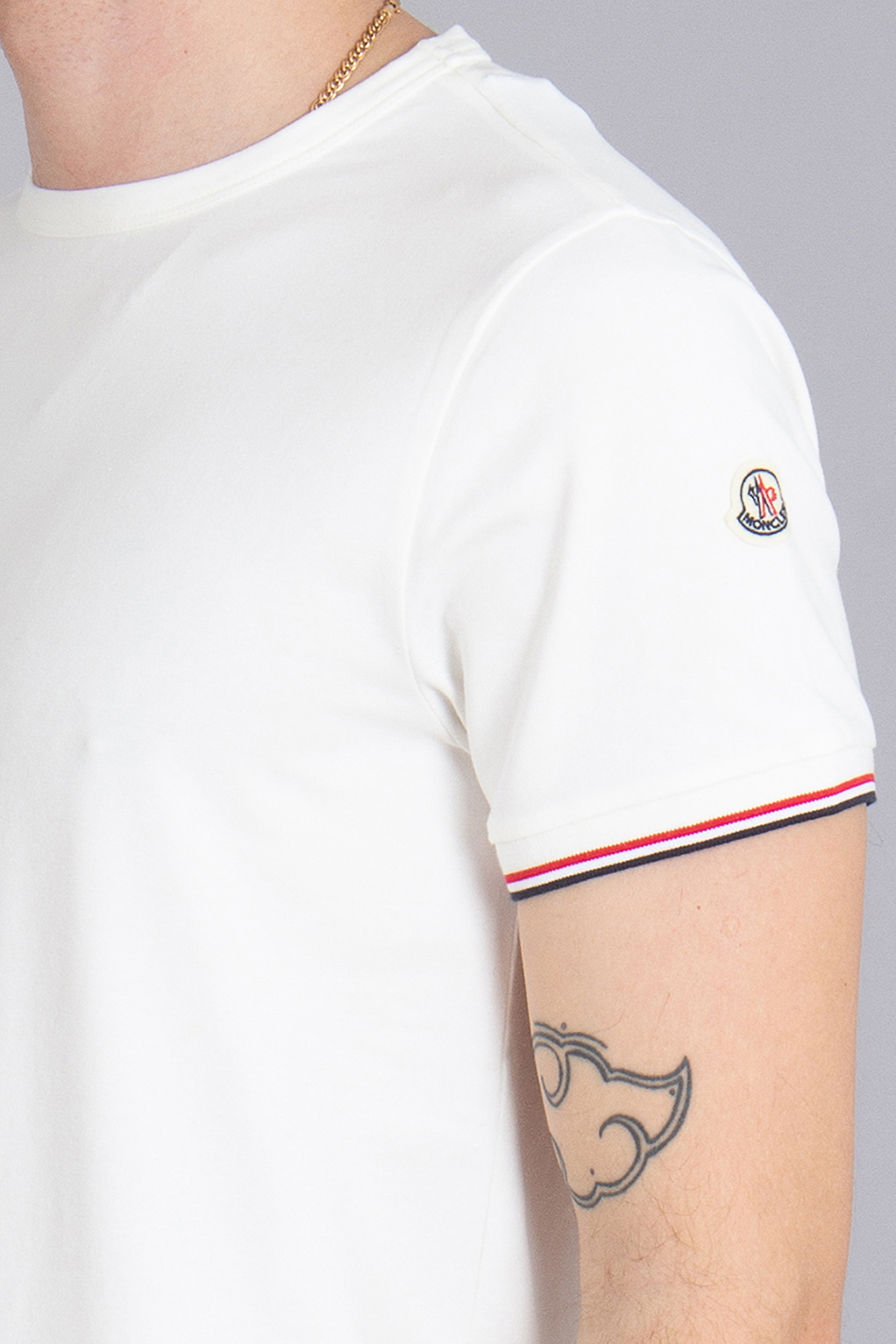 MONCLER Slim Fit Stretch Cotton Jersey T-Shirt