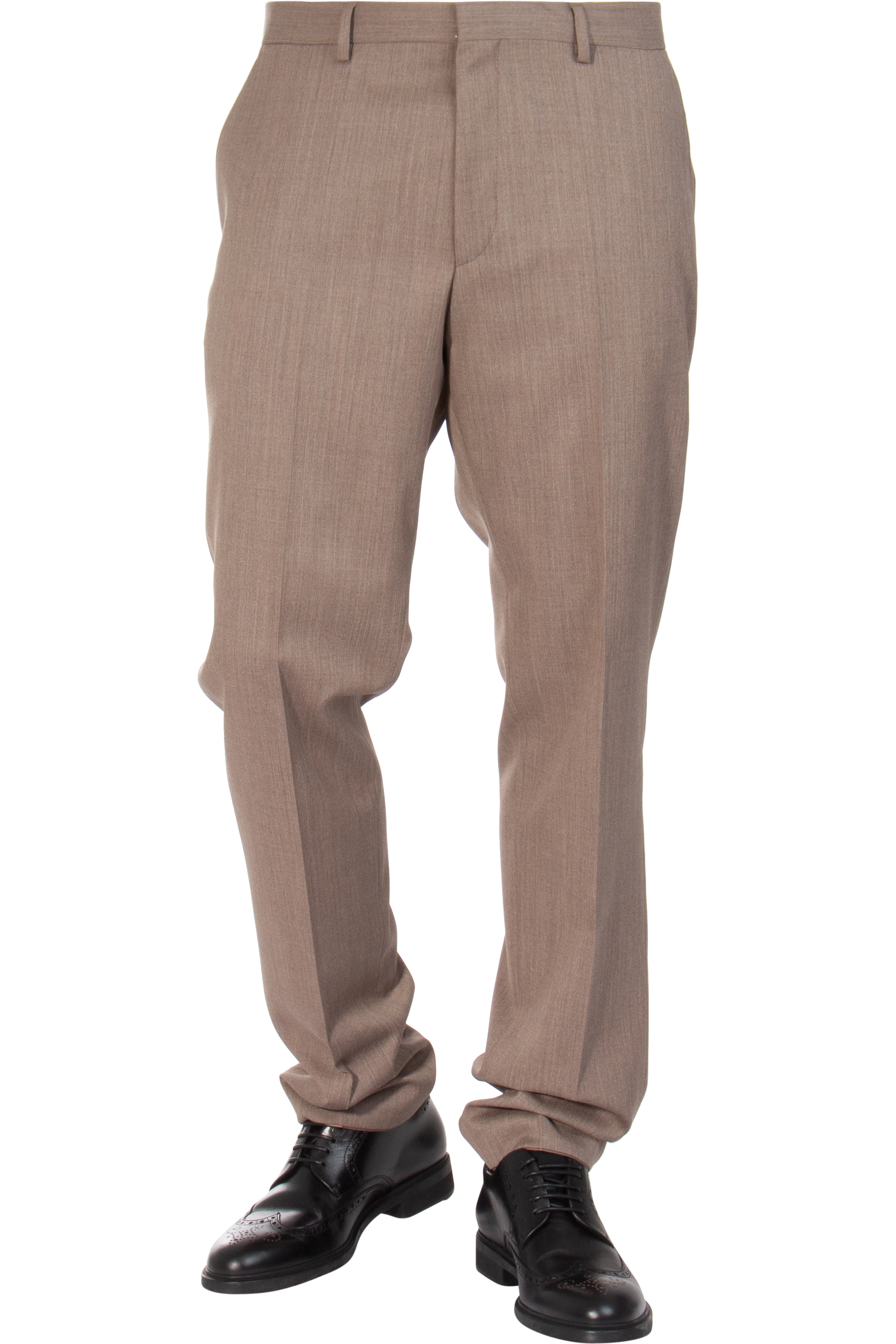 BOSS Regular Fit Virgin Wool Pants H-Lenon