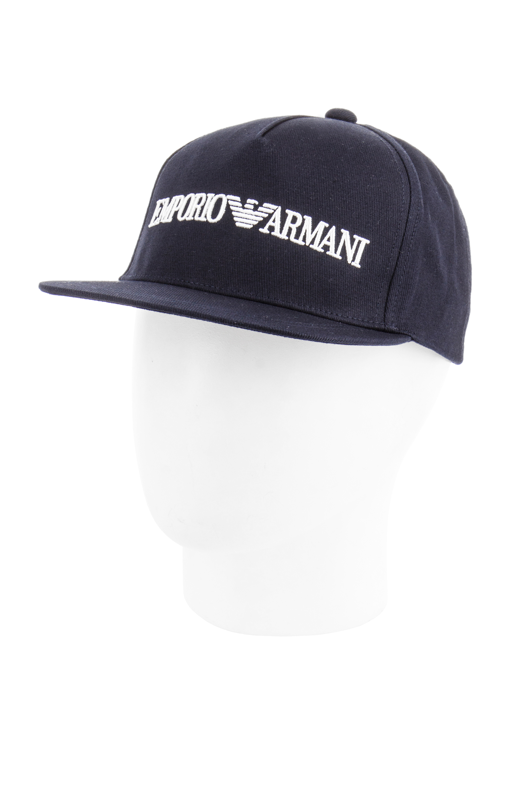 EMPORIO ARMANI Embroidered Cotton Cap