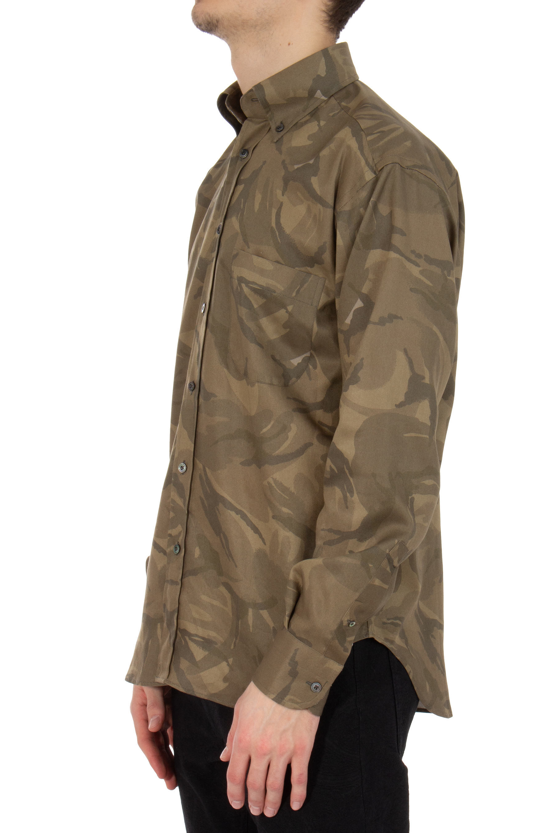 TOM FORD Camo Fluid Fit Lyocell Shirt