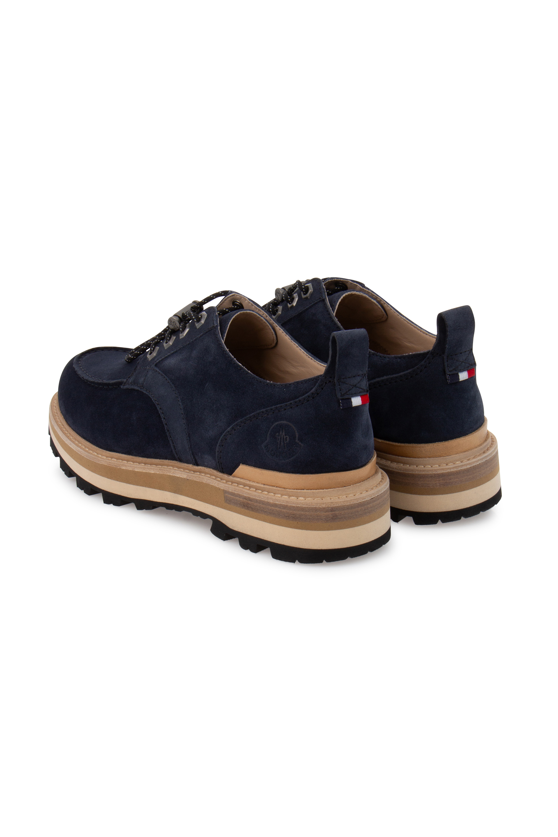 MONCLER Suede Peka City Derby Shoes