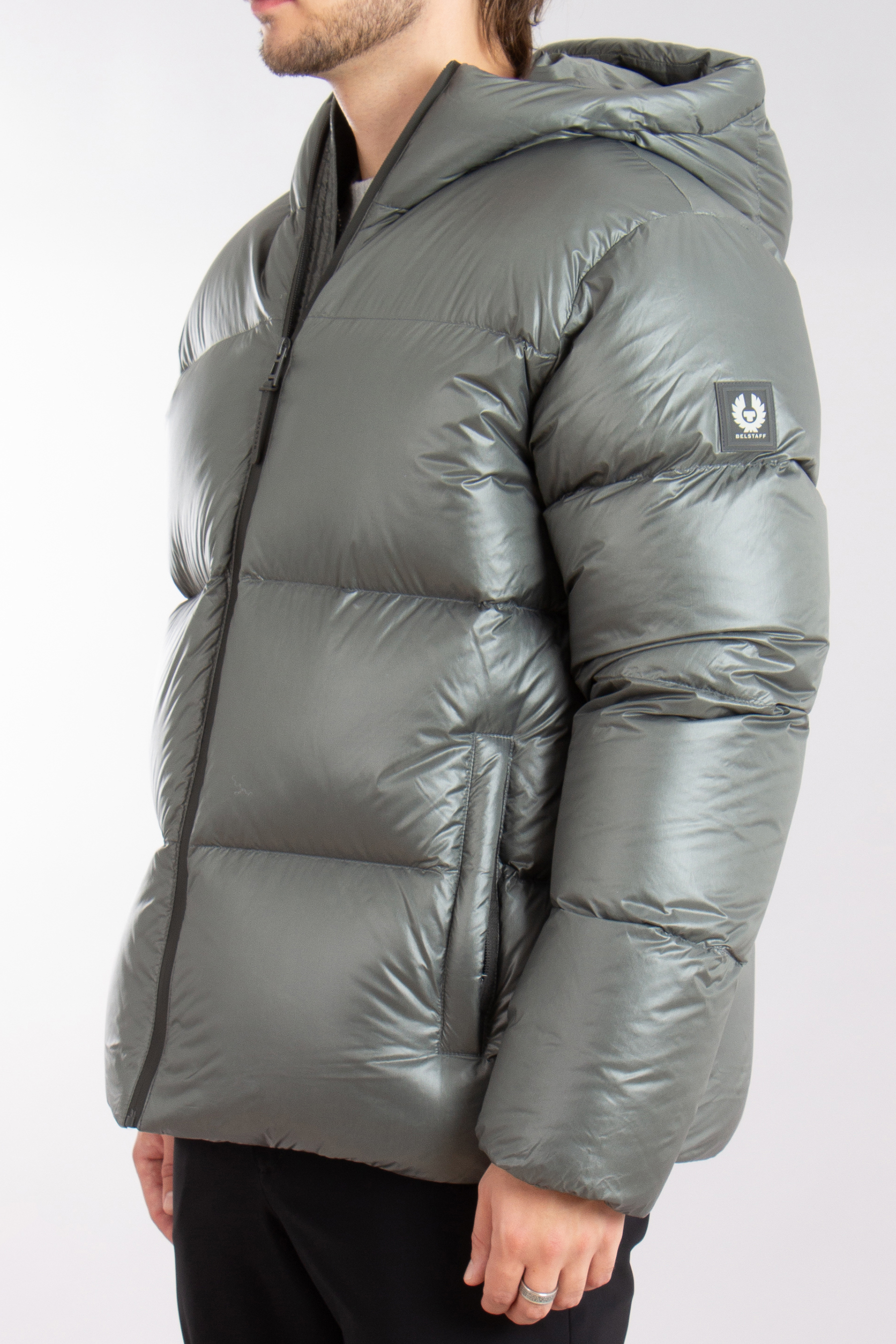 BELSTAFF Recycled Nylon Micro Ripstop Down Jacket Resolve