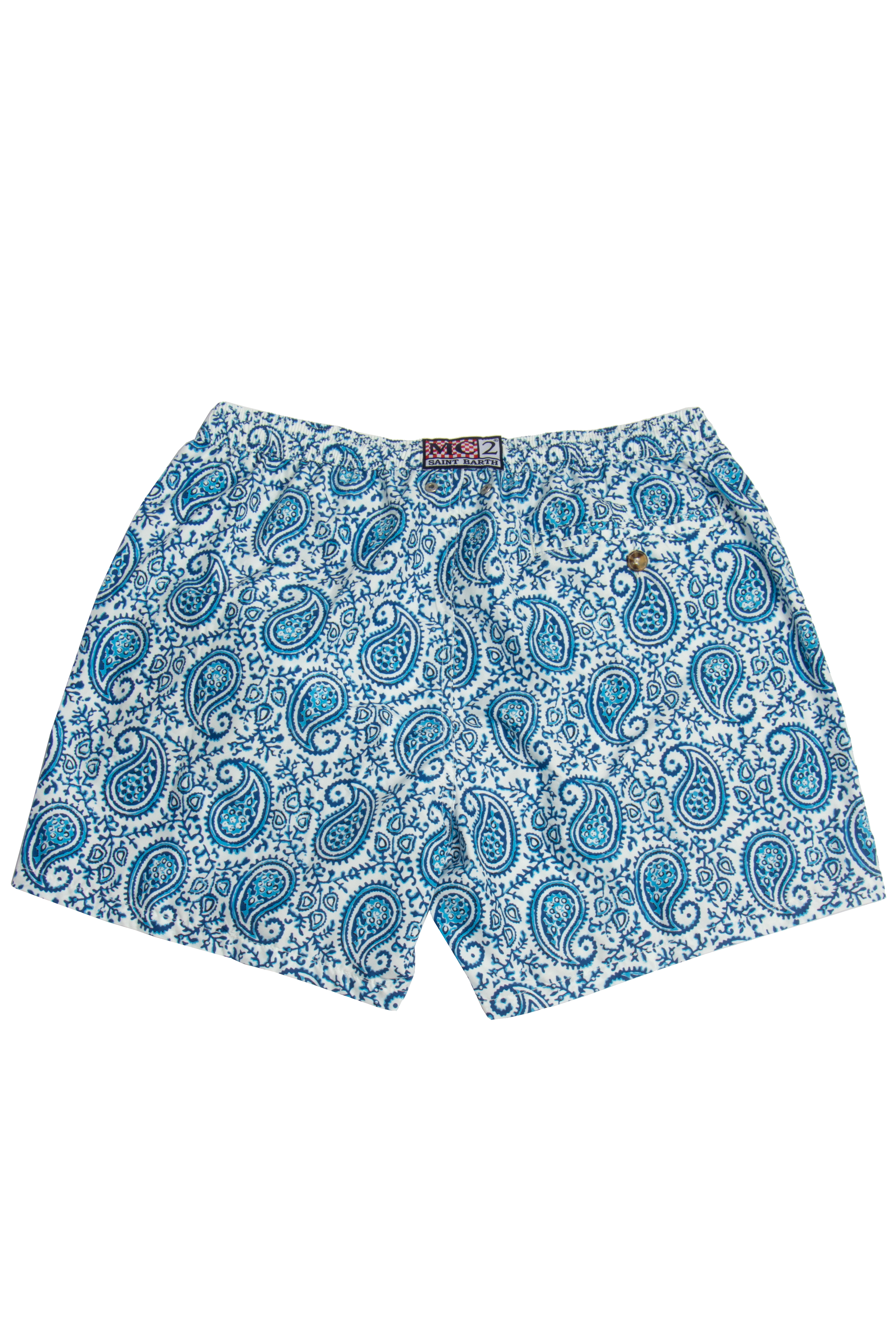 MC 2 SAINT BARTH Cachetik Print Swim Shorts Lighting