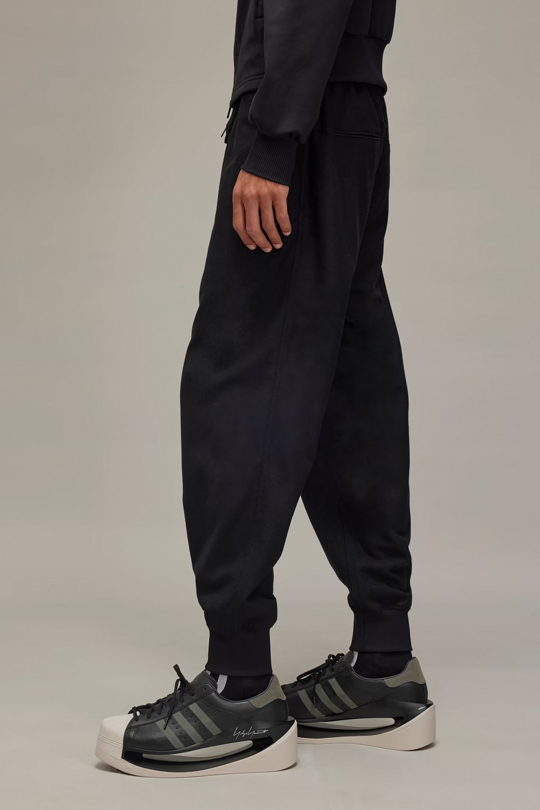 Y-3 Recycled Polyester-Wool Flannel Cuffed Pants