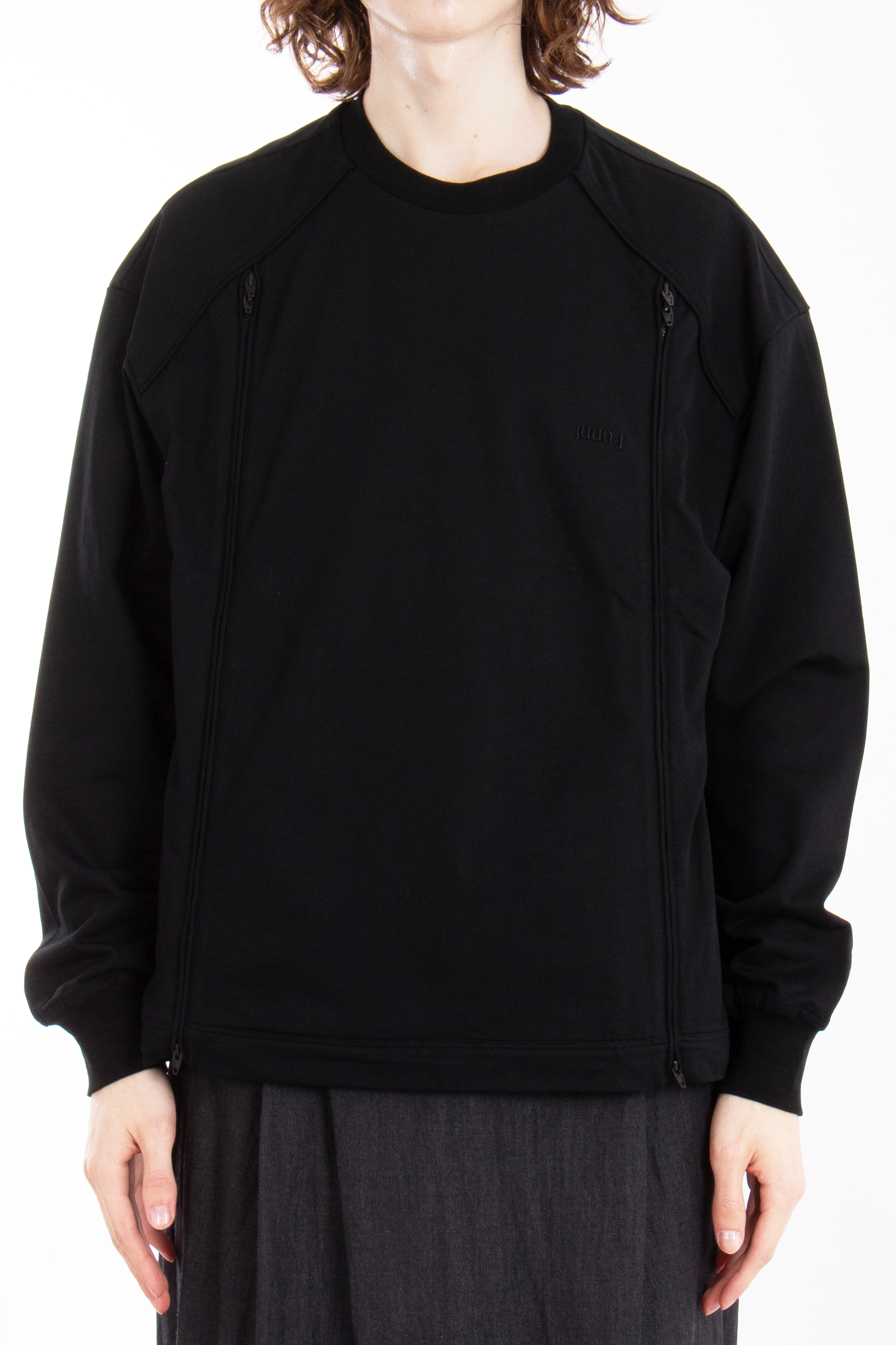 JUUN.J Hidden Pocket Cotton Sweatshirt