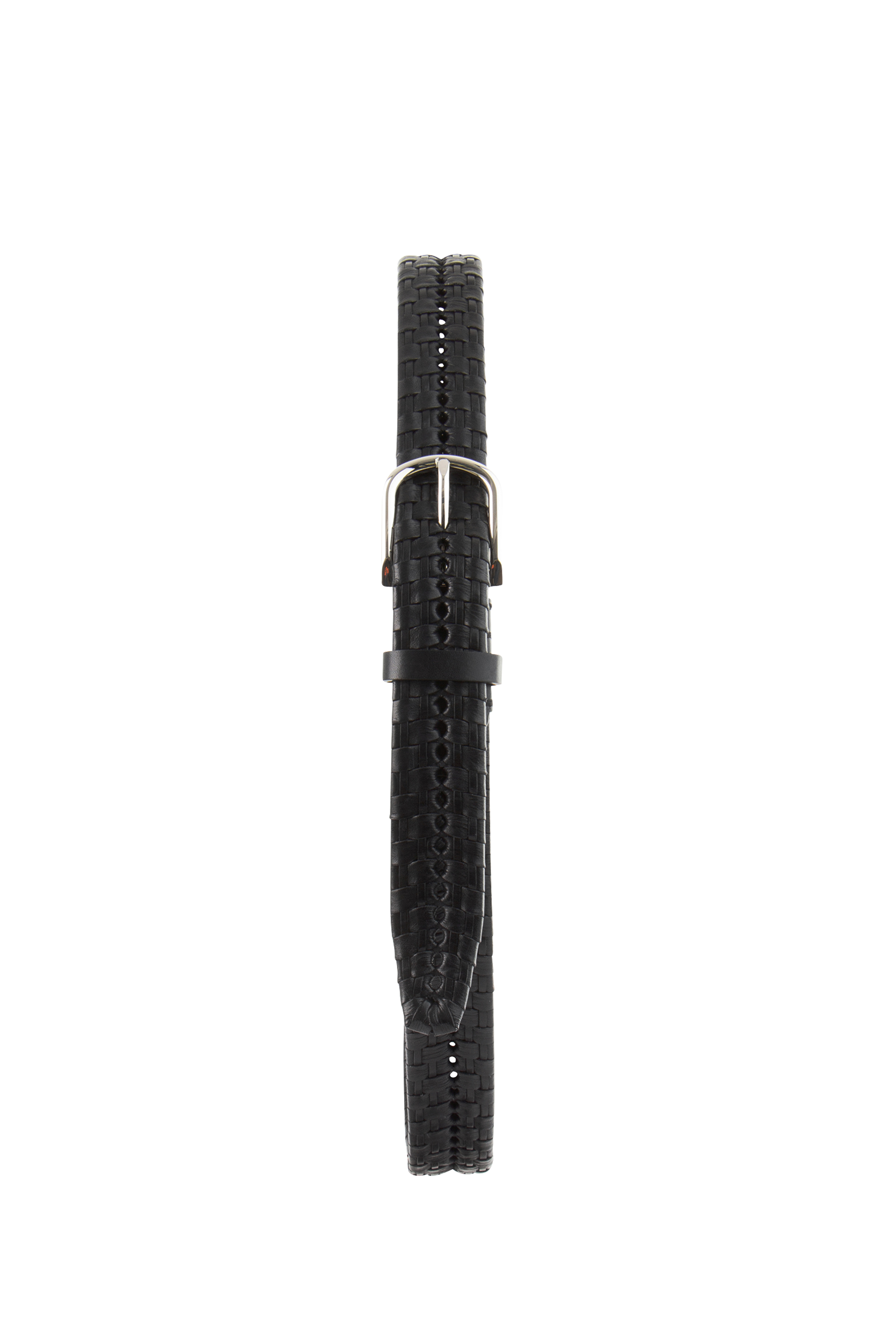 BRIONI Braided Leather Belt