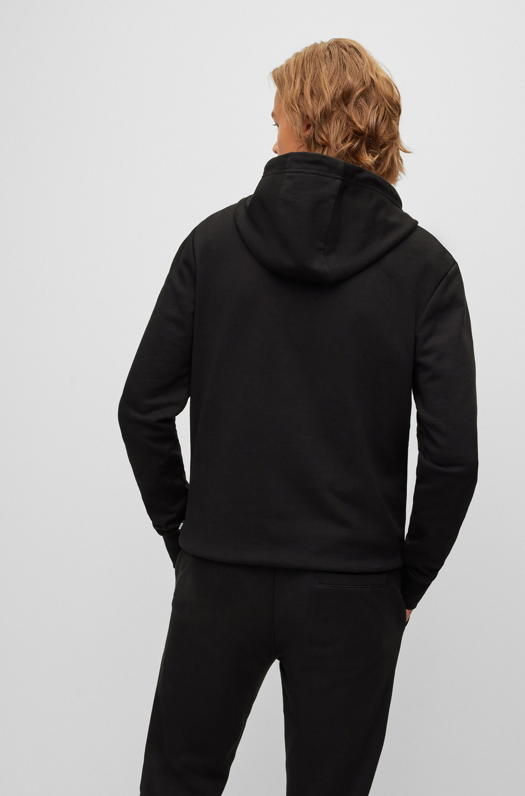 BOSS Cotton Zip Hoodie Seeger