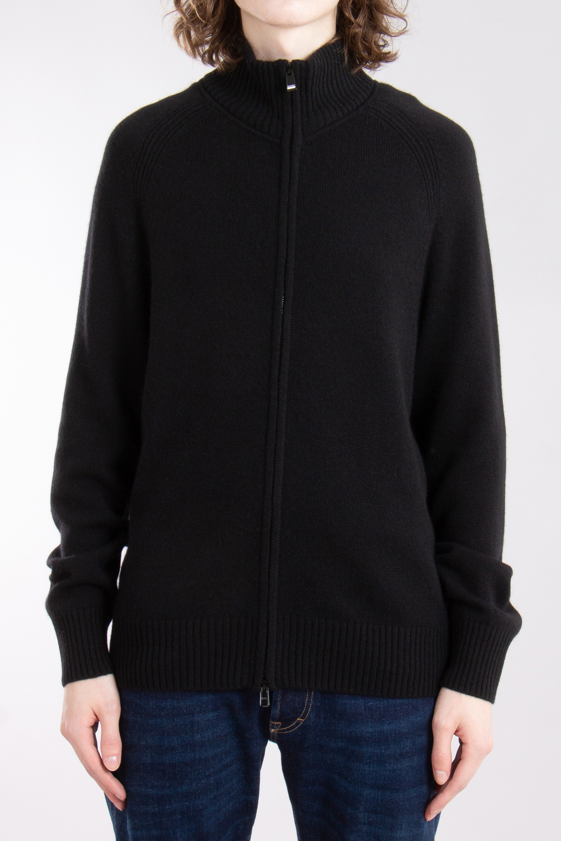 BOSS Cashmere Zip Cardigan H-Elasso