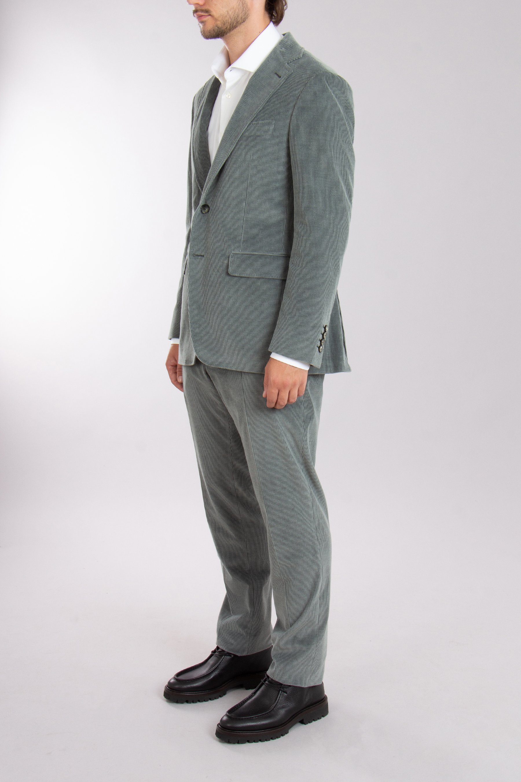 CANALI Cotton-Cashmere-Stretch Corduroy Suit Kei