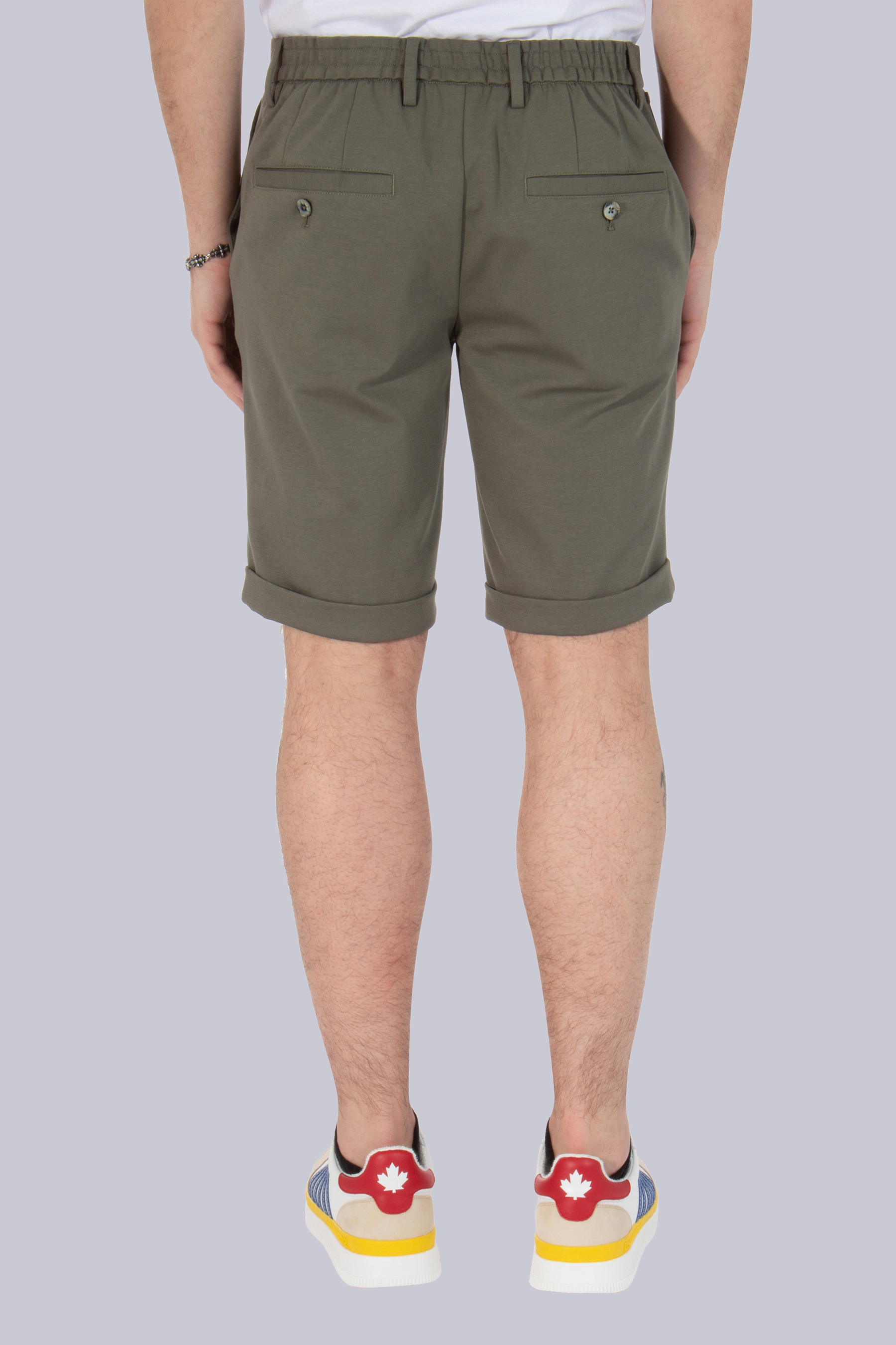 GTA Slim Fit Cotton-Nylon Stretch Shorts Davide Short