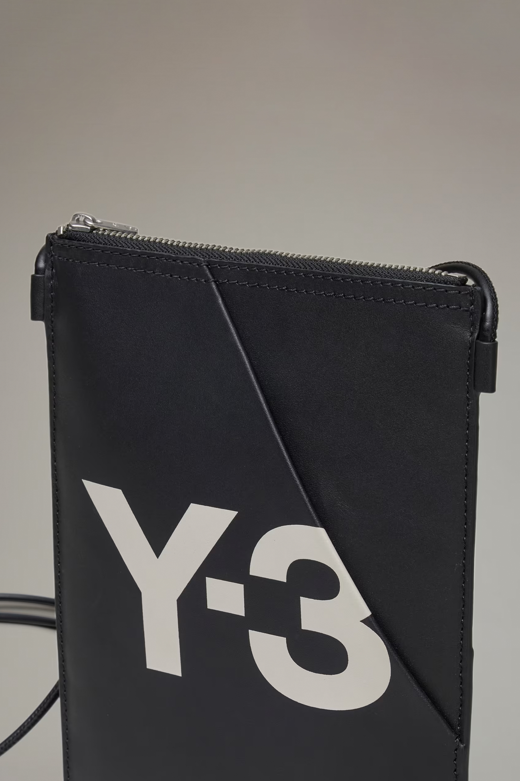 Y-3 Printed Leather Crossbody Bag