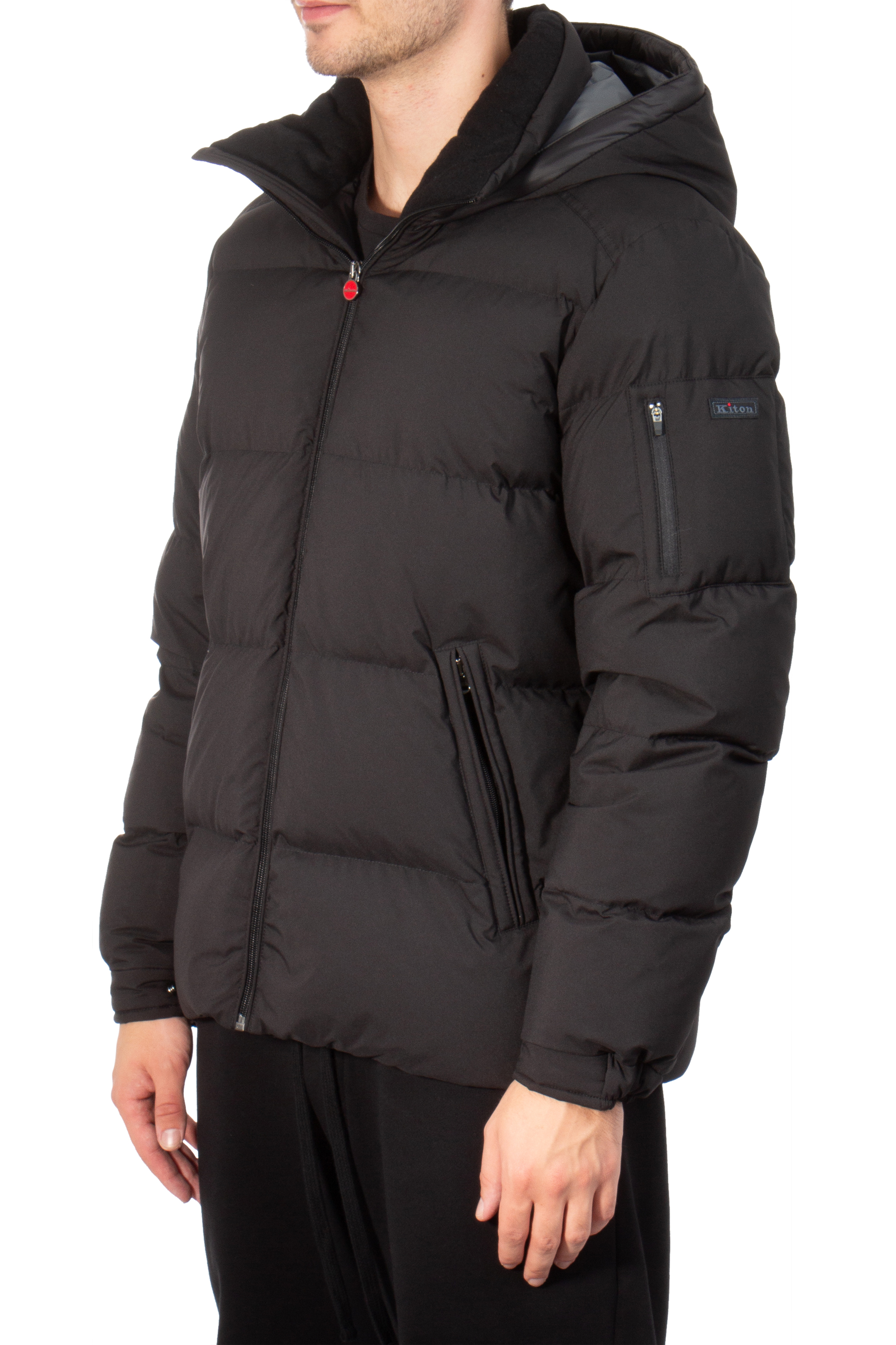 KITON Hooded Econylon Down Jacket