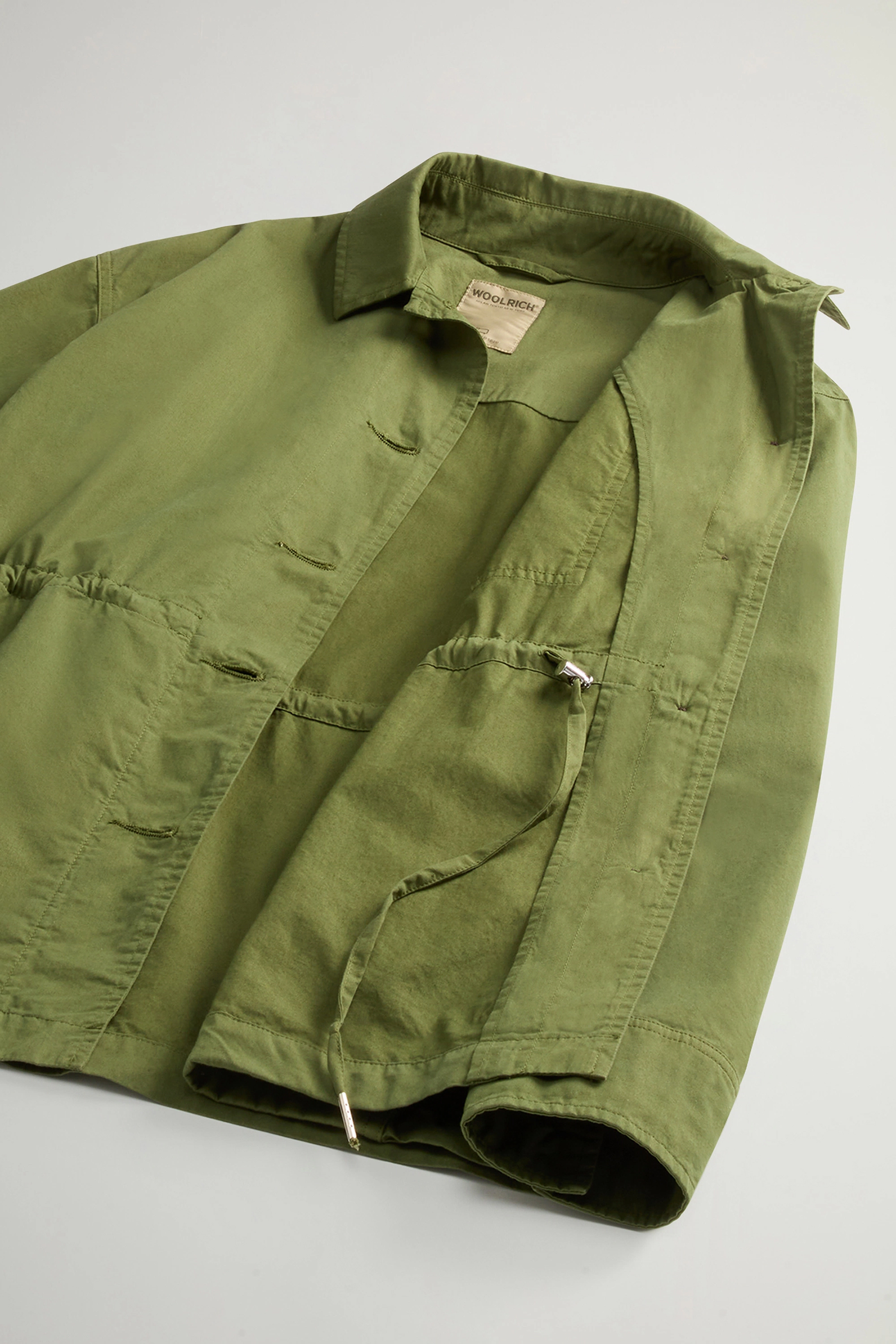 WOOLRICH Comfort Fit Cotton Gabardine Overshirt