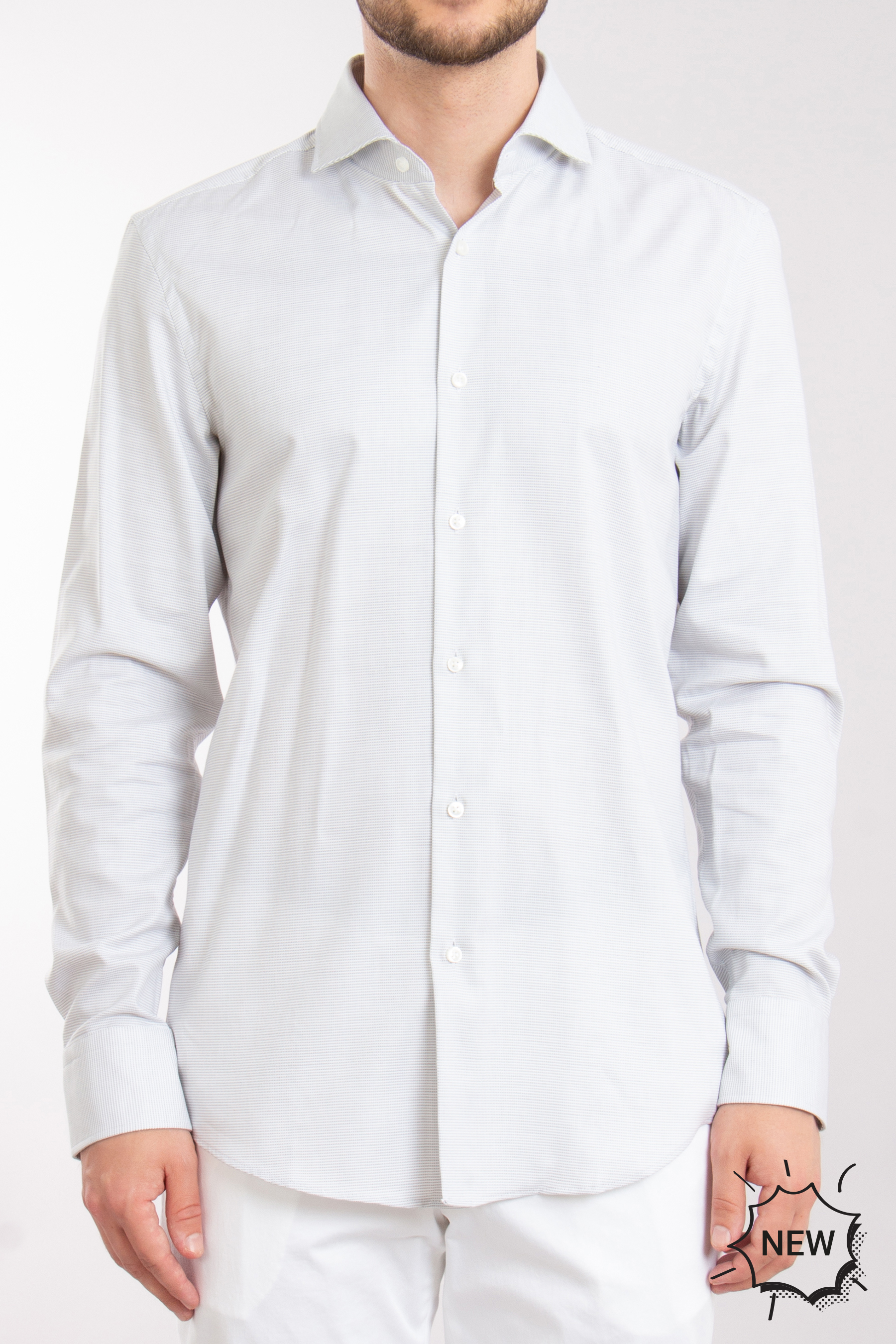 BOSS Structured Cotton-Lyocell Business Shirt H-Hank