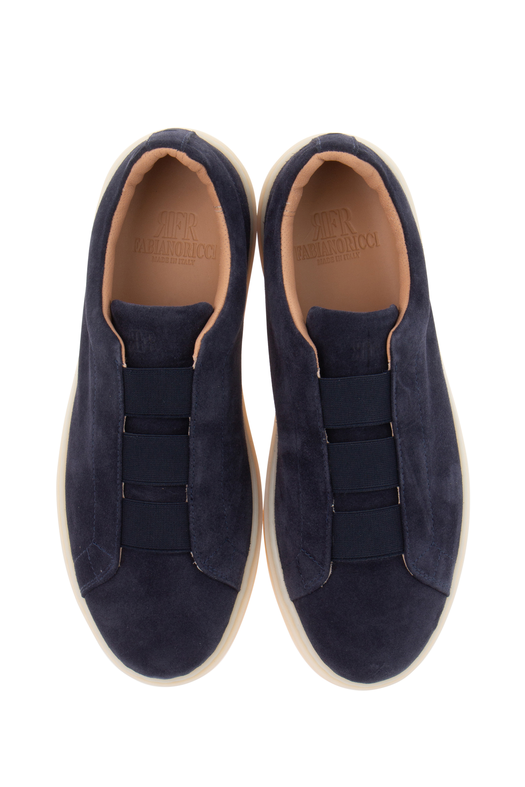 FABIANO RICCI Suede Slip On Sneakers