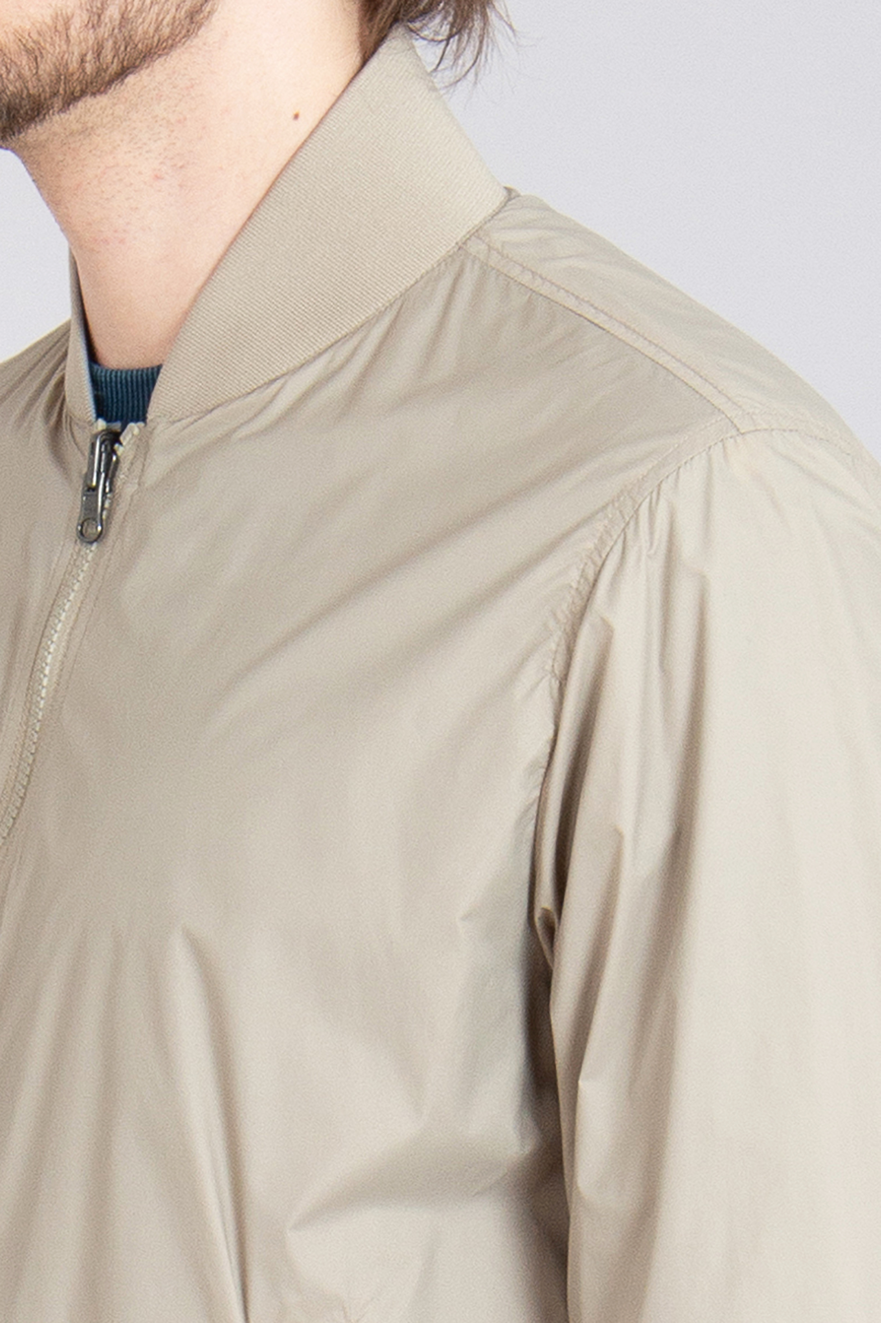 PAL ZILERI Reversible Nylon Bomber Jacket