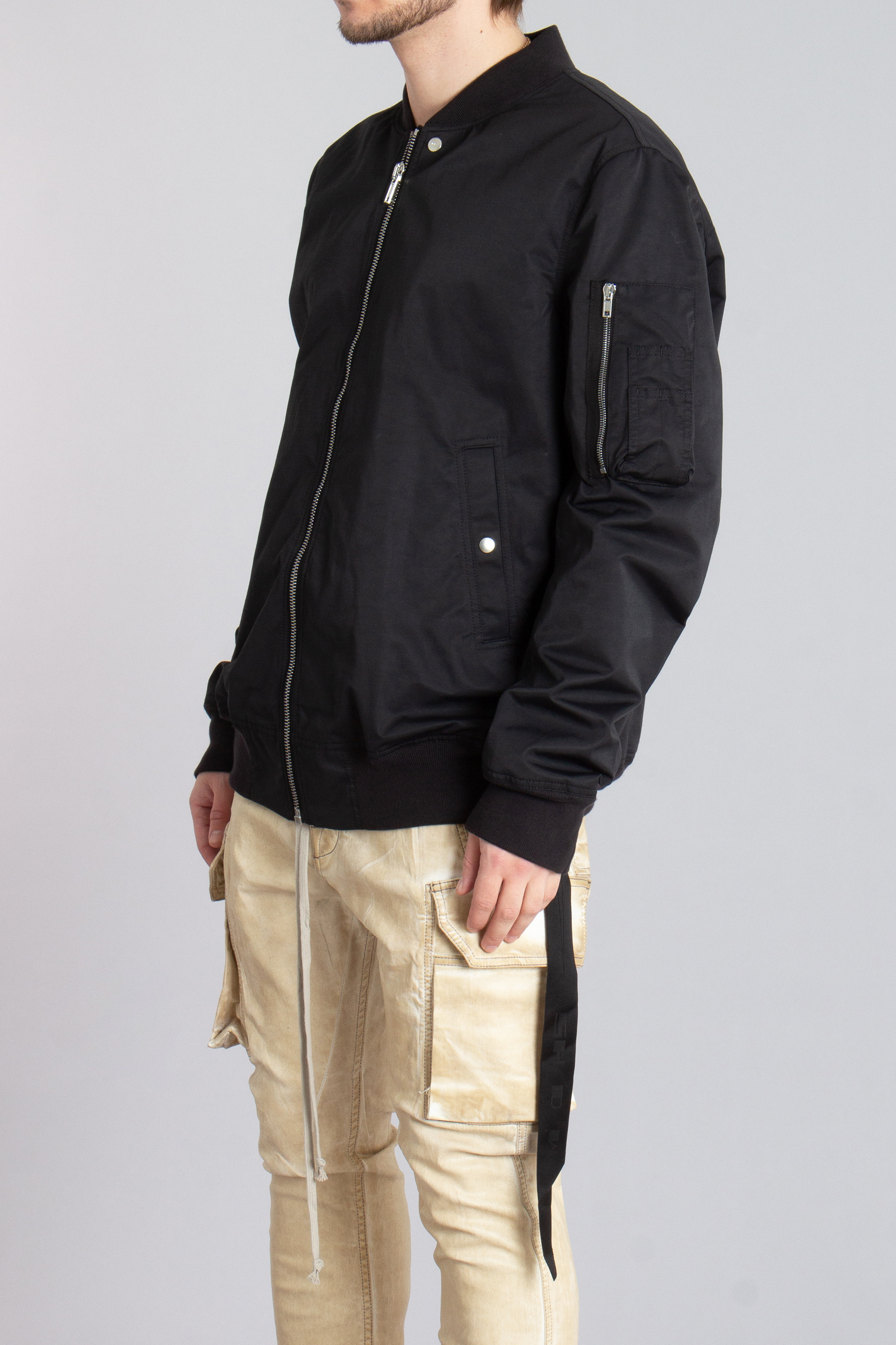 RICK OWENS DRKSHDW Nylon-Cotton Blend Bomber Jacket Classic Flight