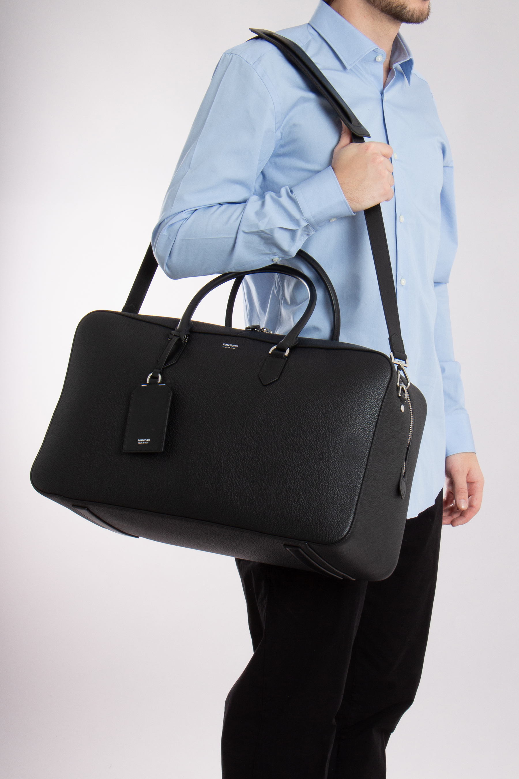 TOM FORD Grained Leather Holdall 