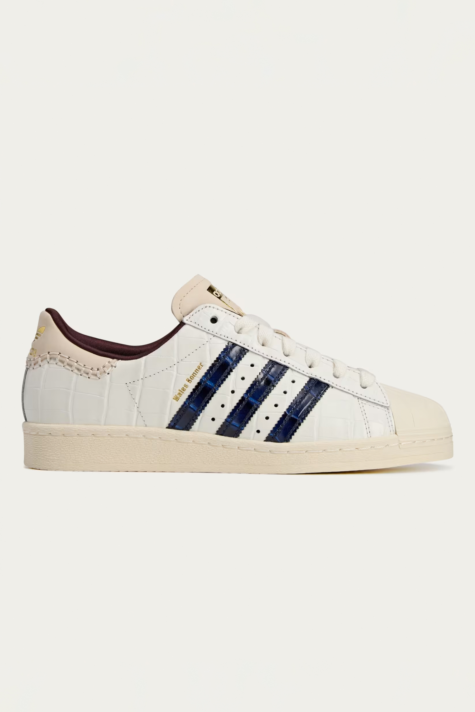 ADIDAS X Wales Bonner Crocodile Print Leather Sneakers Superstar