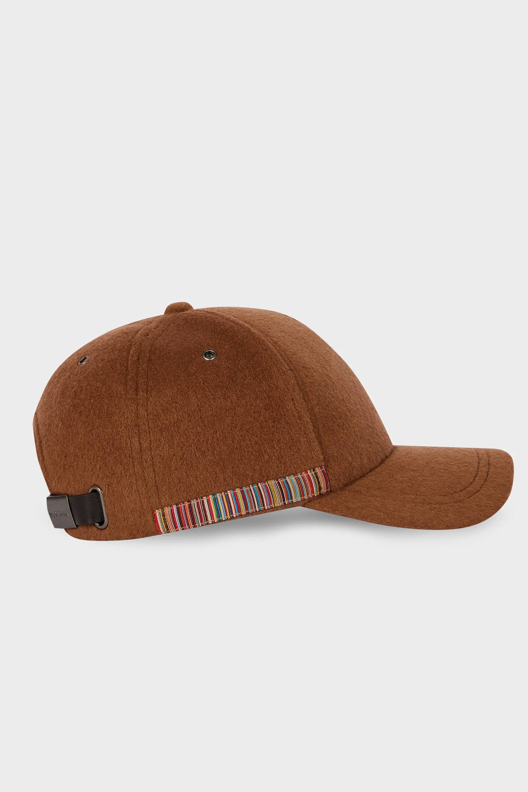 PAUL SMITH 'Signature Stripe' Trim Wool Cap