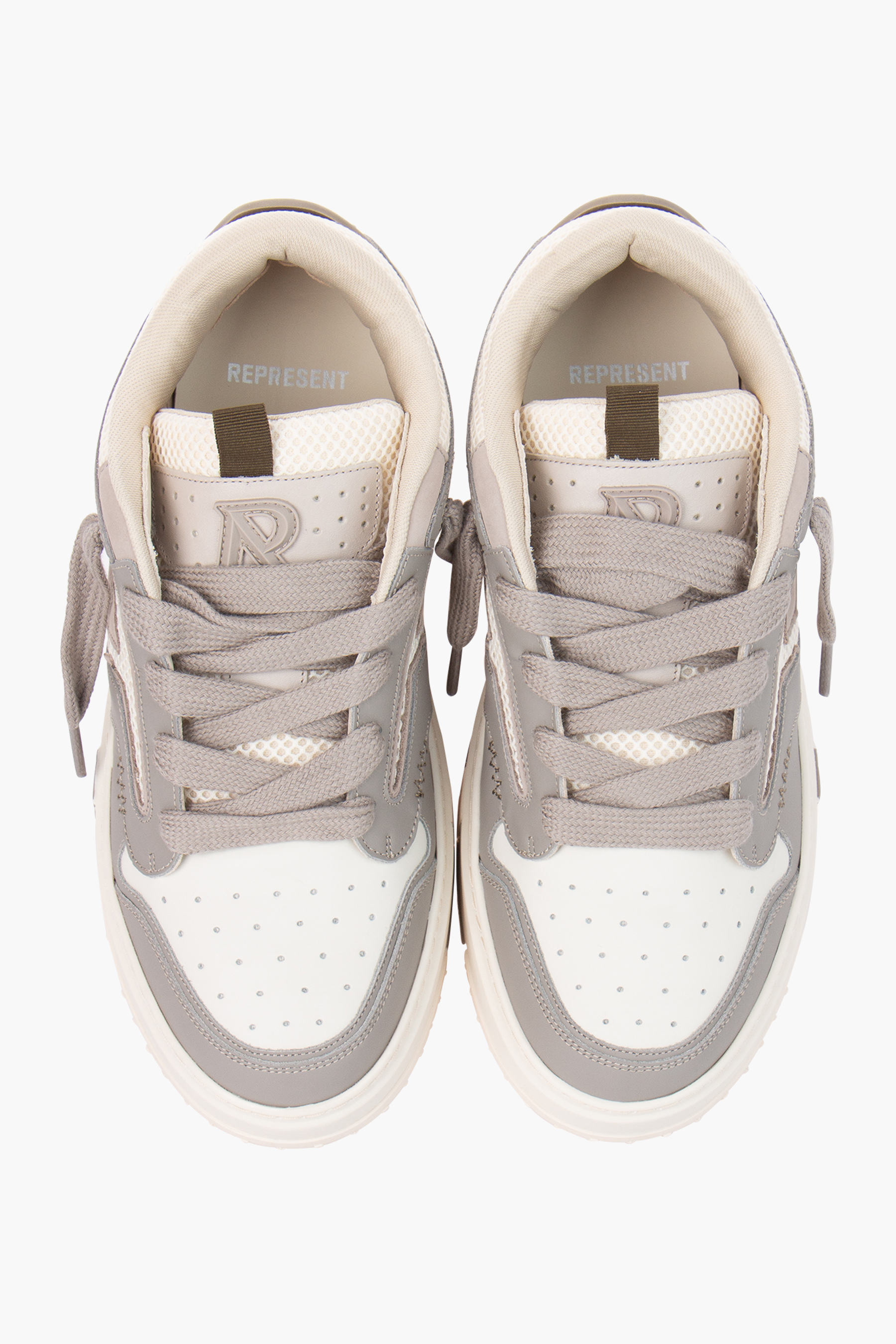 REPRESENT Italian Leather-Nubuk-Mesh Sneakers Reptor 2