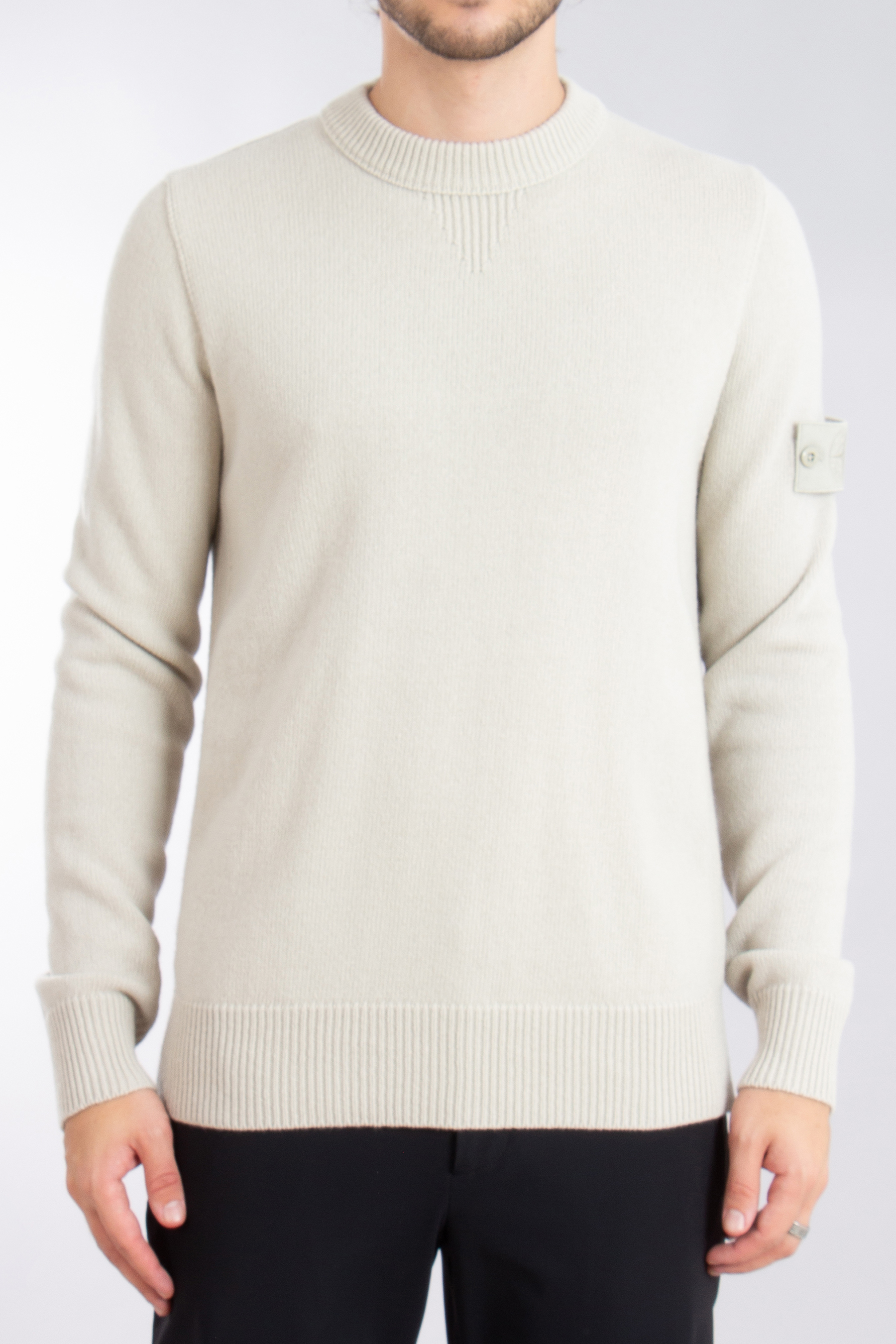 STONE ISLAND Ghost Piece Virgin Wool Sweater