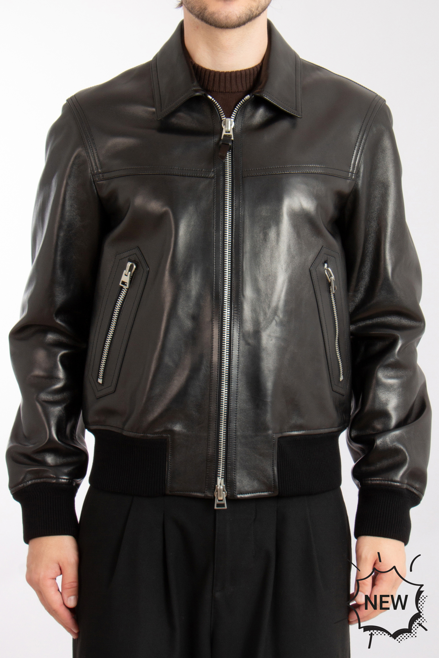 TOM FORD Smooth Lamb Leather Jacket